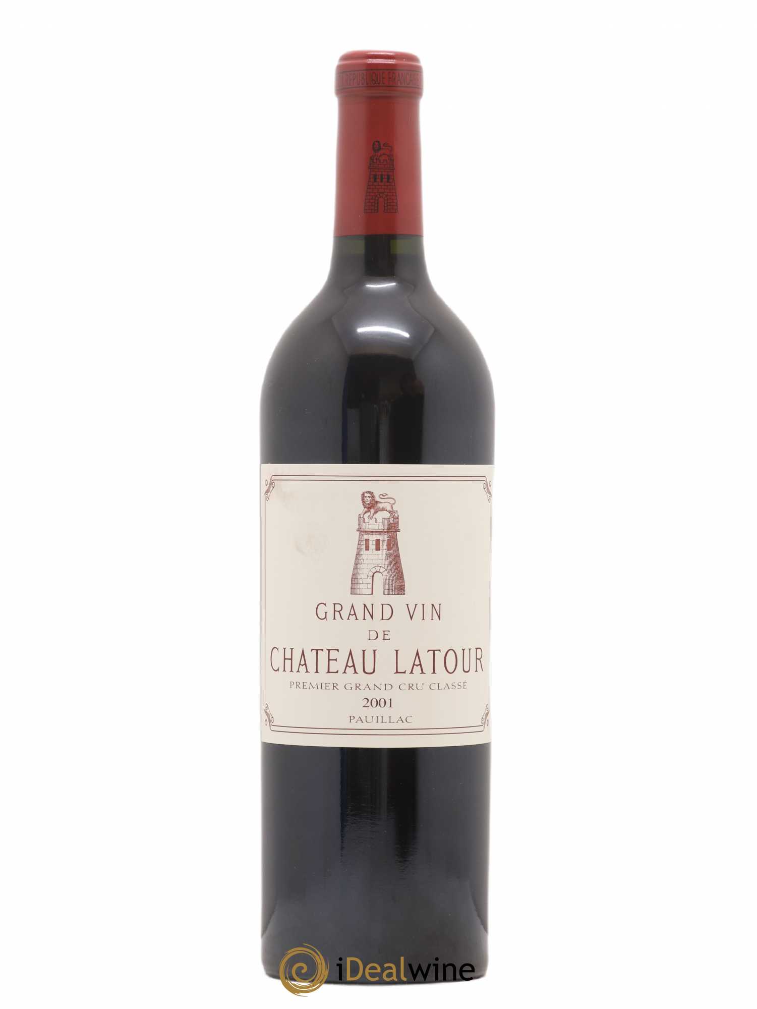 Château Latour 1er Grand Cru Classé 2001 - Lot de 1 bouteille - 0