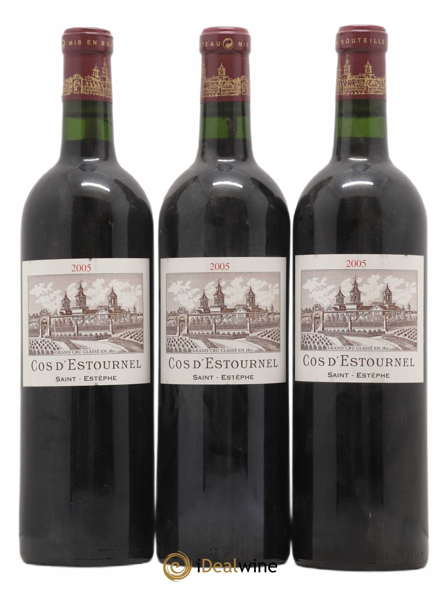 Cos d'Estournel 2ème Grand Cru Classé 2005 - Lot de 3 bouteilles - 0