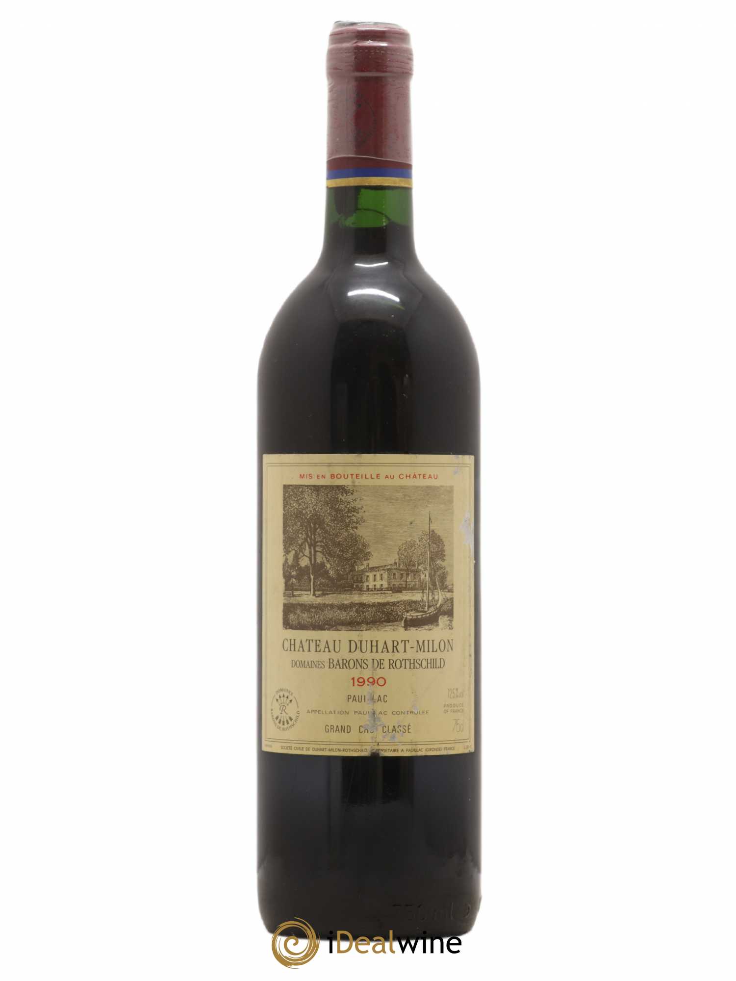Château Duhart-Milon 4ème Grand Cru Classé 1990 - Lot de 1 bouteille - 0