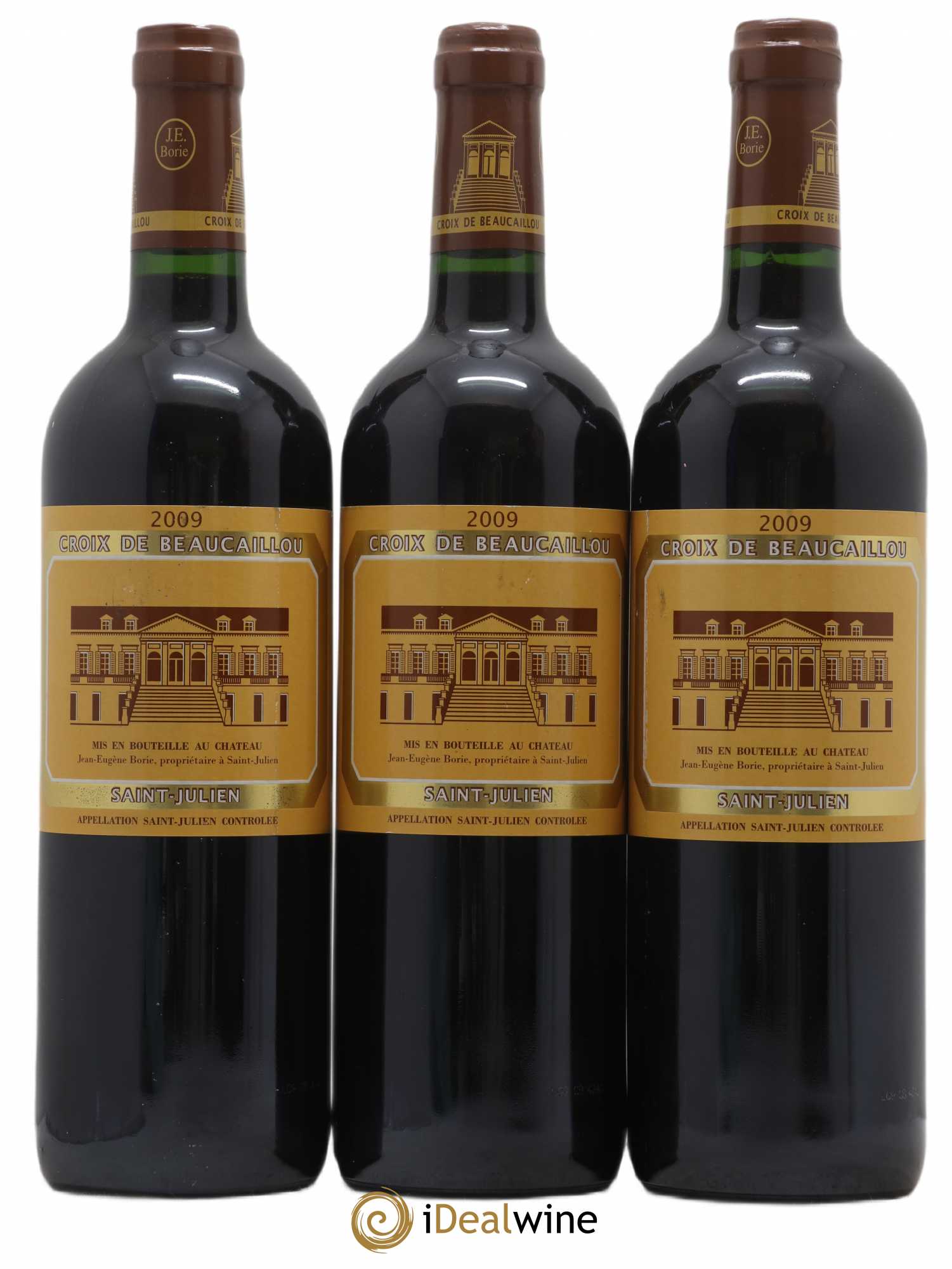 La Croix de Beaucaillou Second Vin 2009 - Lot de 3 bouteilles - 0