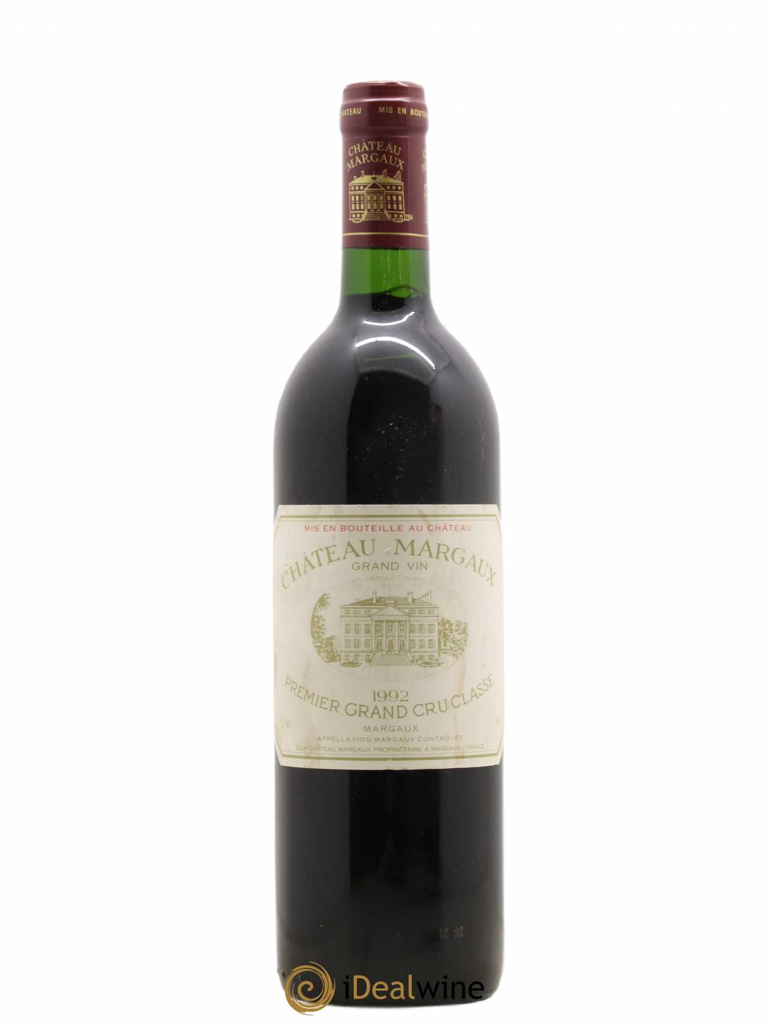 Château Margaux 1er Grand Cru Classé 1992 - Lot de 1 bouteille - 0