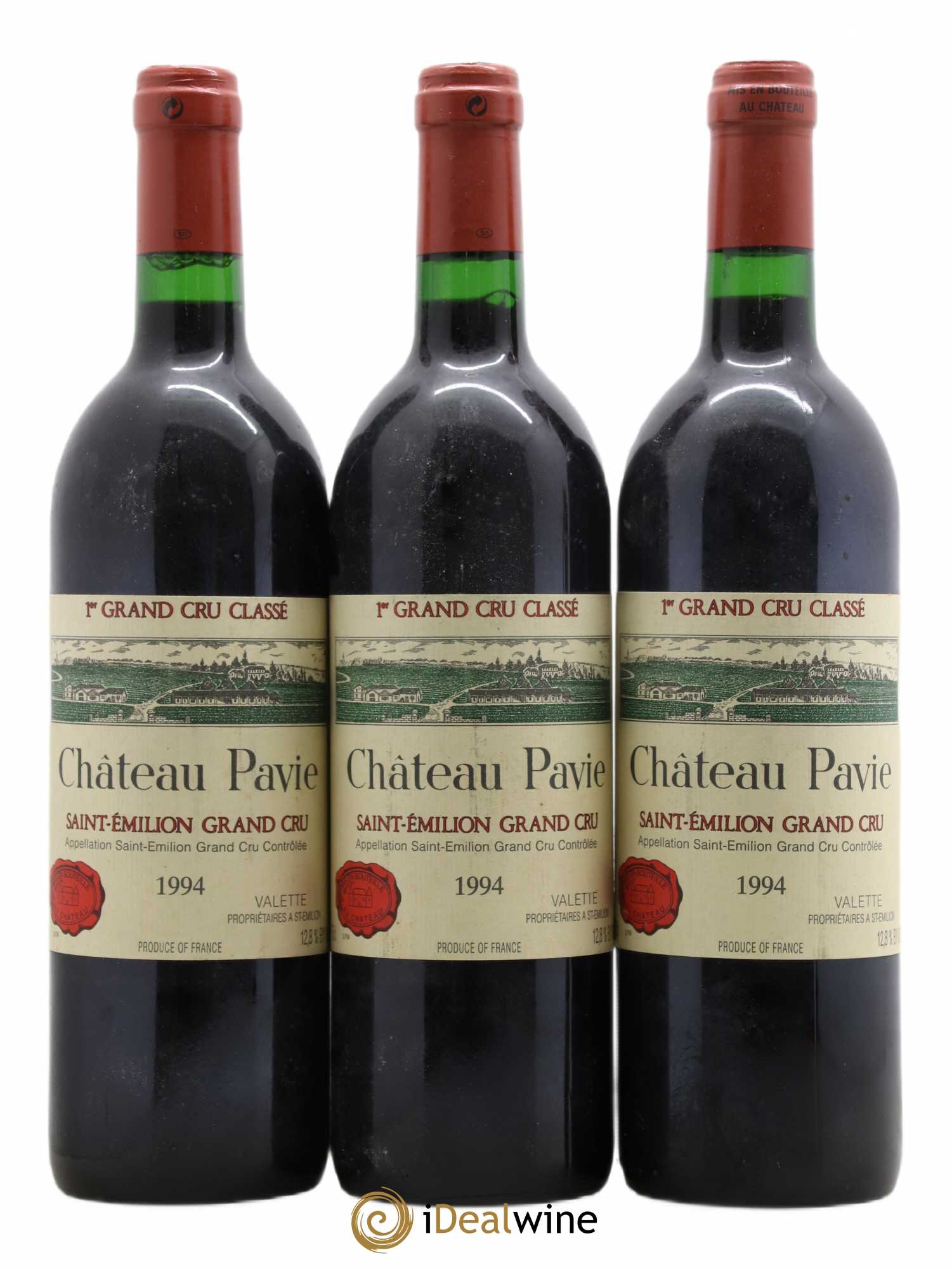 Château Pavie 1er Grand Cru Classé A 1994 - Lot de 3 bouteilles - 0