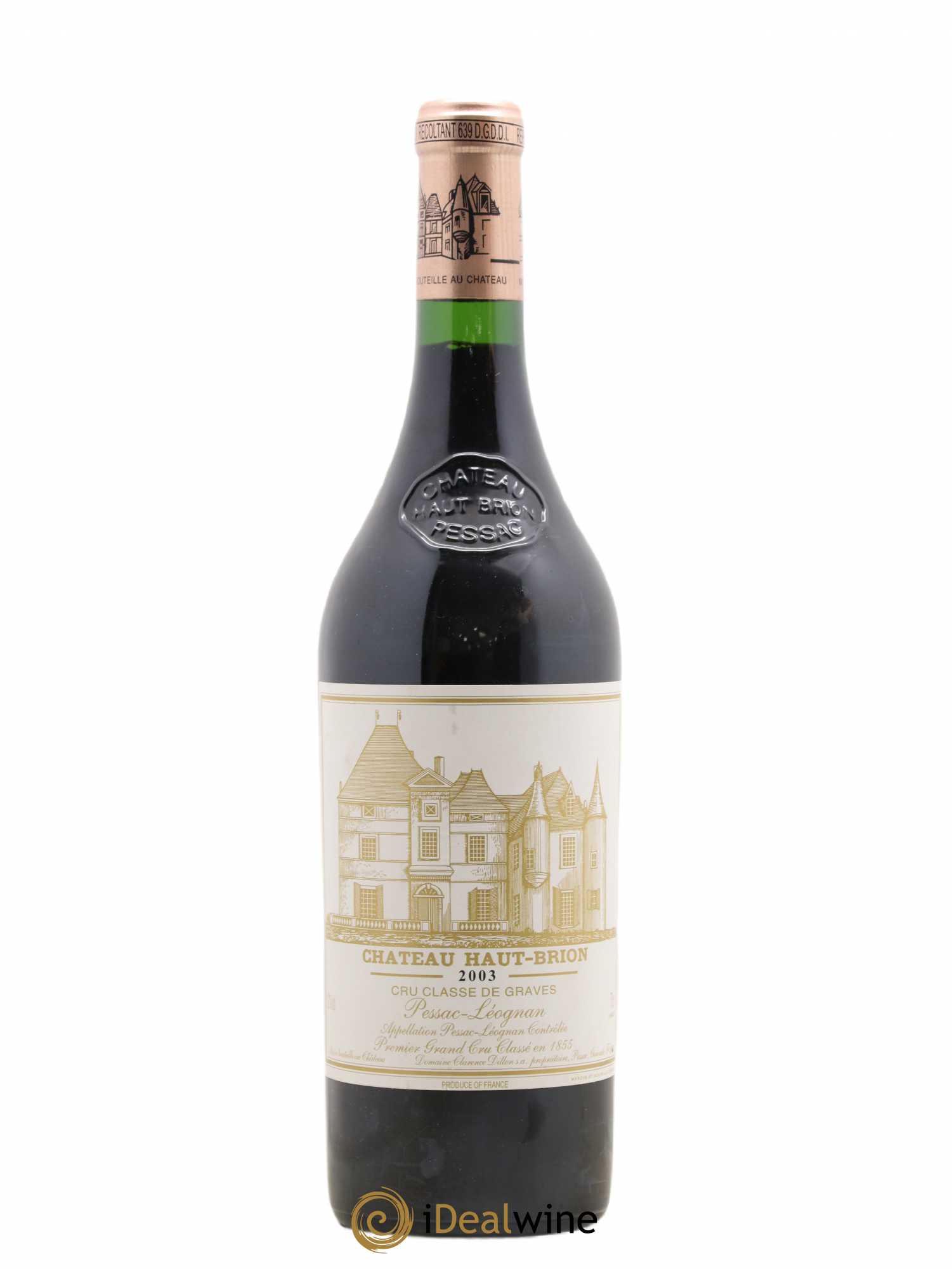 Château Haut Brion 1er Grand Cru Classé 2003 - Lot de 1 bouteille - 0