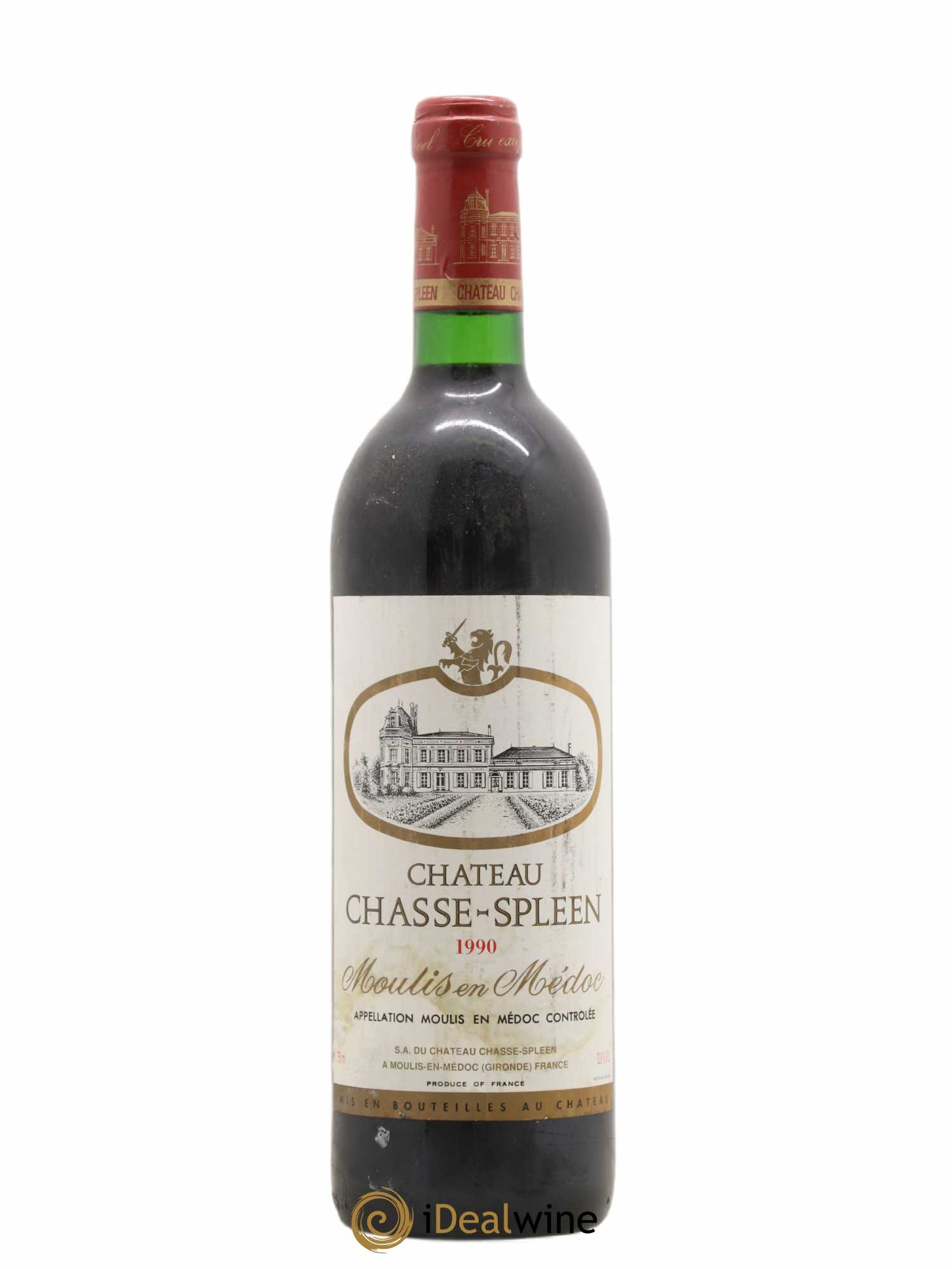 Château Chasse Spleen 1990 - Lot de 1 bouteille - 0