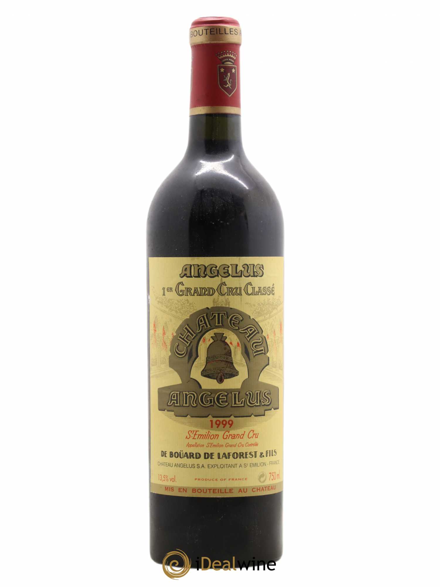 Château Angélus 1er Grand Cru Classé A 1999 - Lot de 1 bouteille - 0