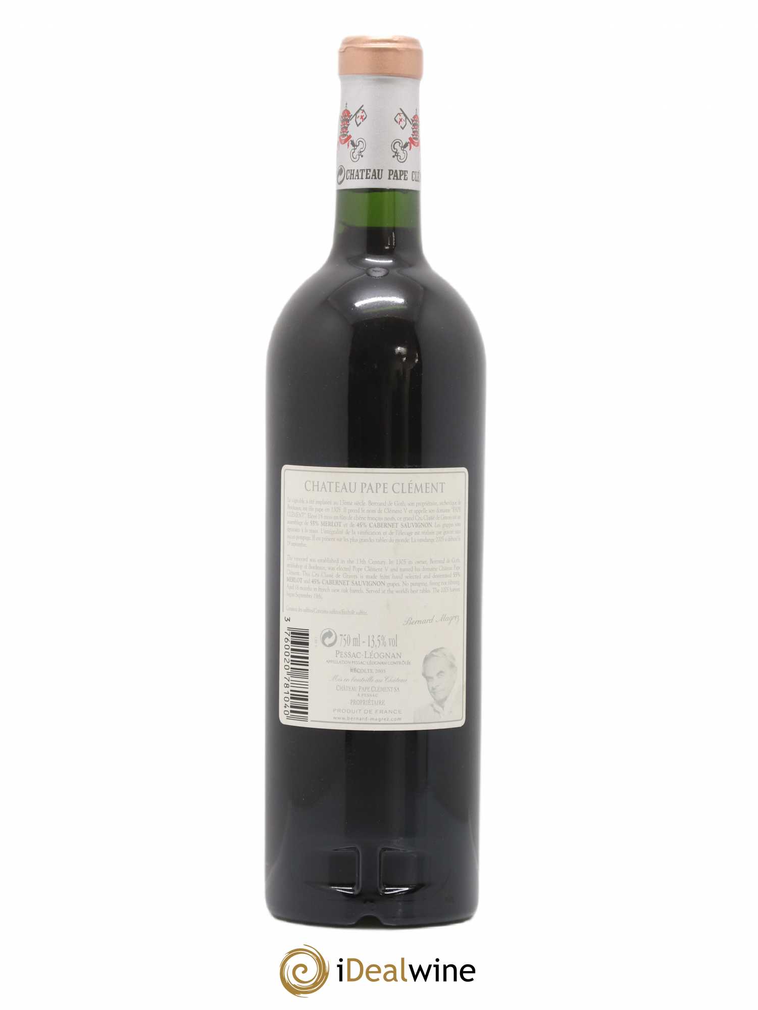 Château Pape Clément Cru Classé de Graves 2005 - Lot de 1 bouteille - 1