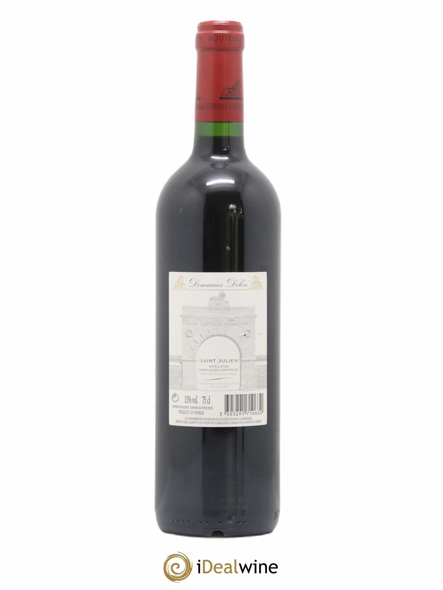 Château Léoville Las Cases 2ème Grand Cru Classé 2006 - Lot de 1 bouteille - 1
