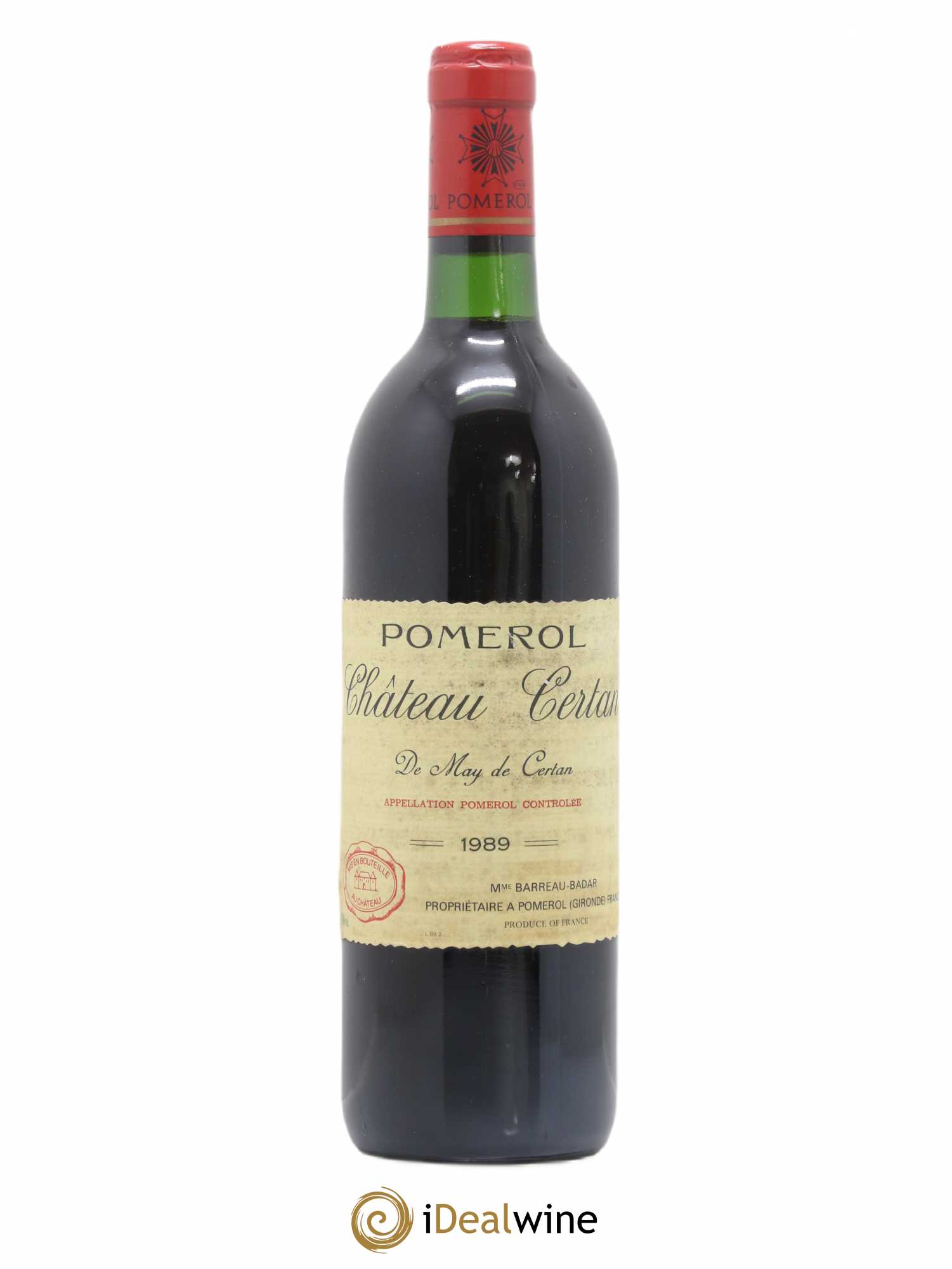 Château Certan de May 1989 - Lot of 1 bottle - 0