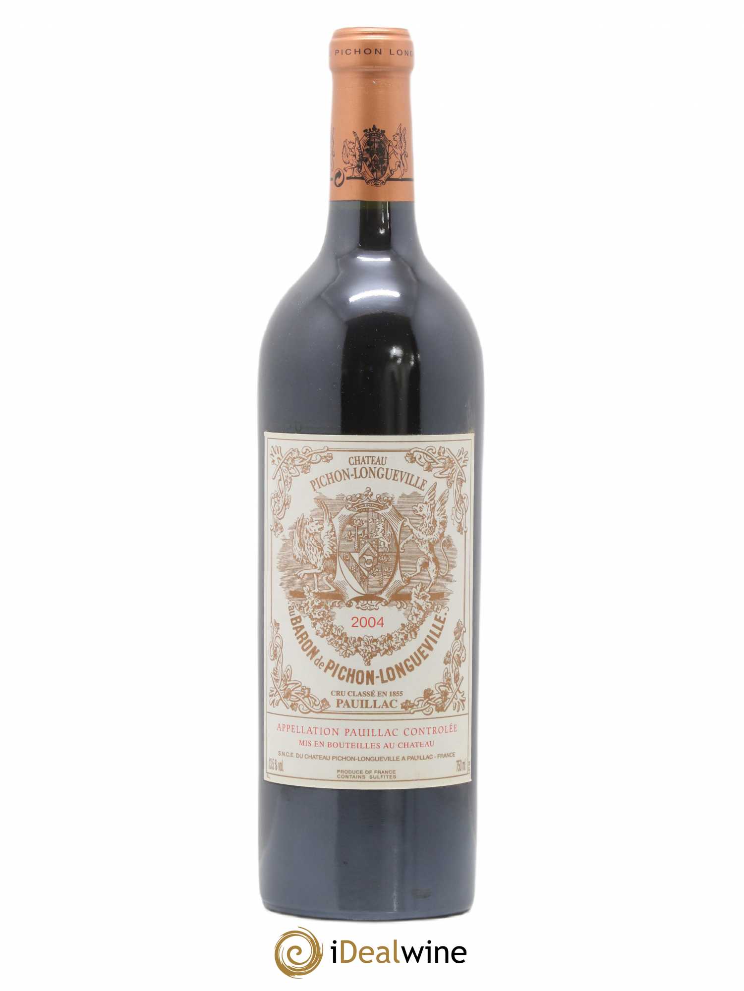 Pichon Longueville Baron 2ème Grand Cru Classé 2004 - Lot de 1 bouteille - 0