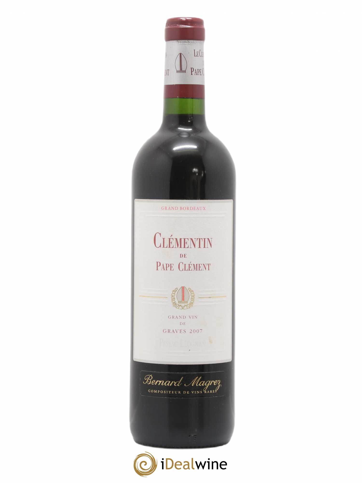 Le Clémentin de Pape Clément Second Vin 2007 - Lot de 1 bouteille - 0