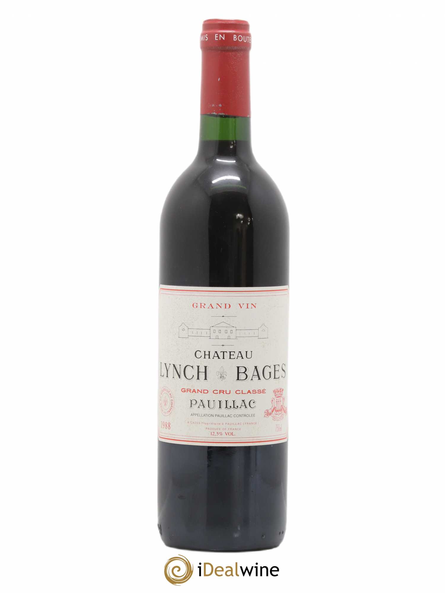 Château Lynch Bages 5ème Grand Cru Classé 1988 - Lot de 1 bouteille - 0