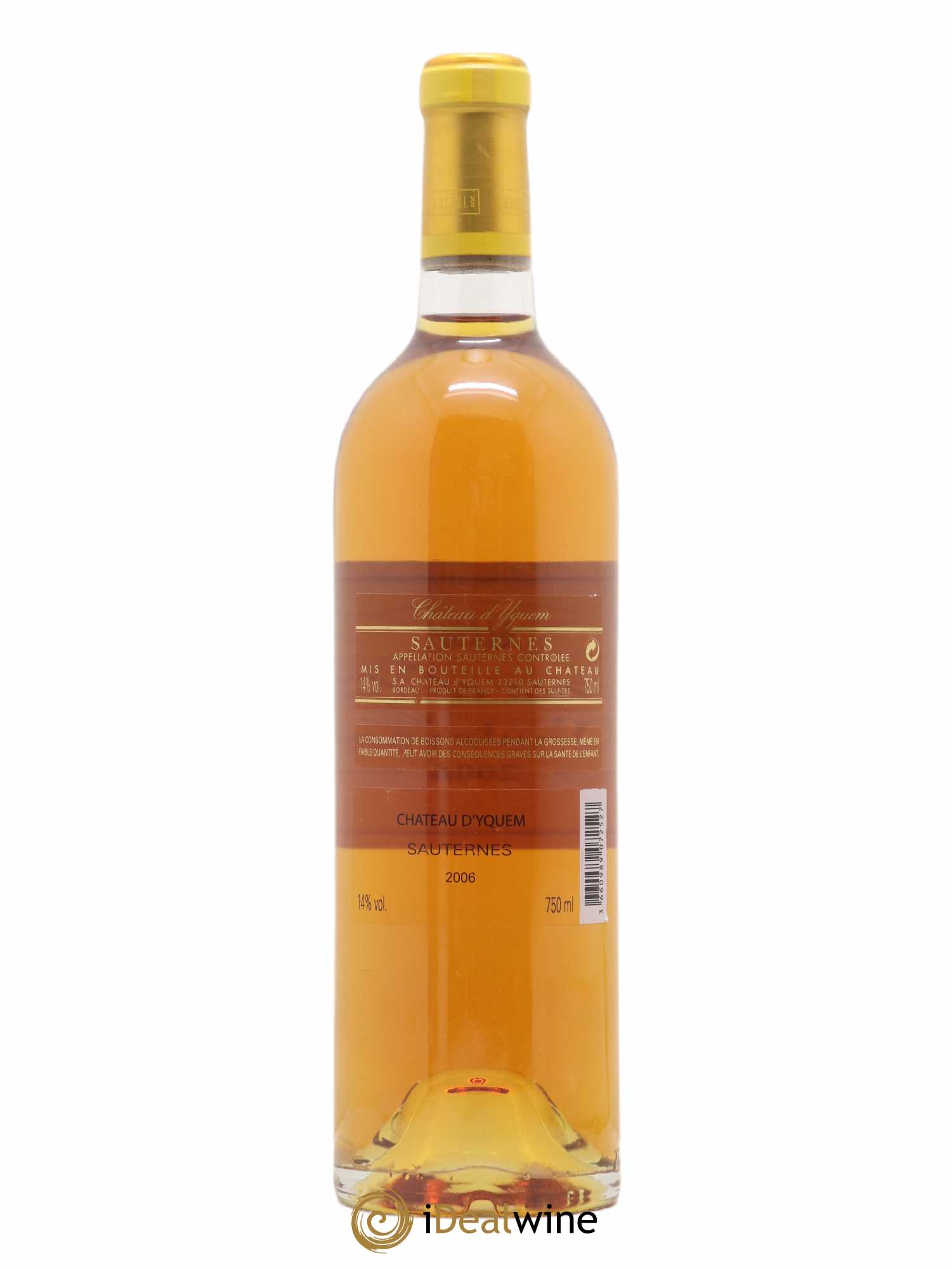 Château d' Yquem 1er Cru Classé Supérieur 2006 - Lotto di 1 bottiglia - 1