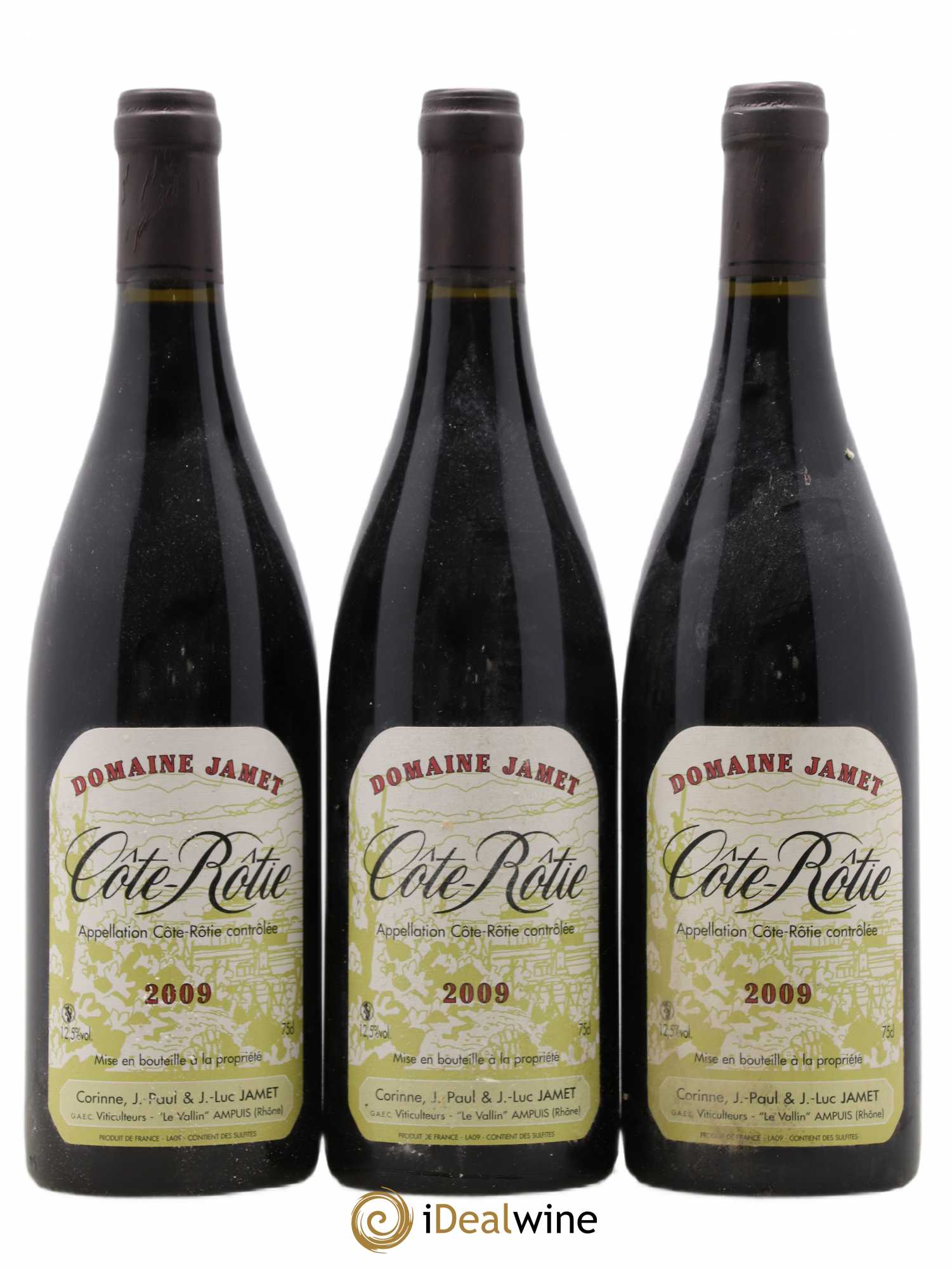 Côte-Rôtie Jamet (Domaine) 2009 - Lot de 3 bouteilles - 0