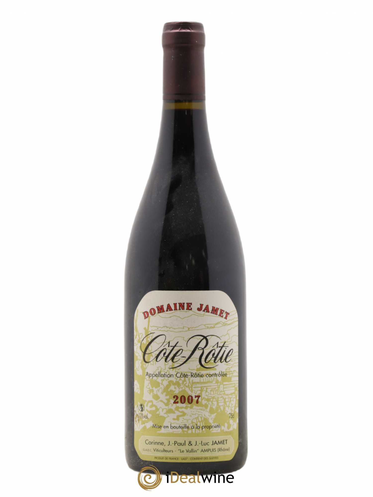 Côte-Rôtie Jamet (Domaine) 2007 - Lot de 1 bouteille - 0