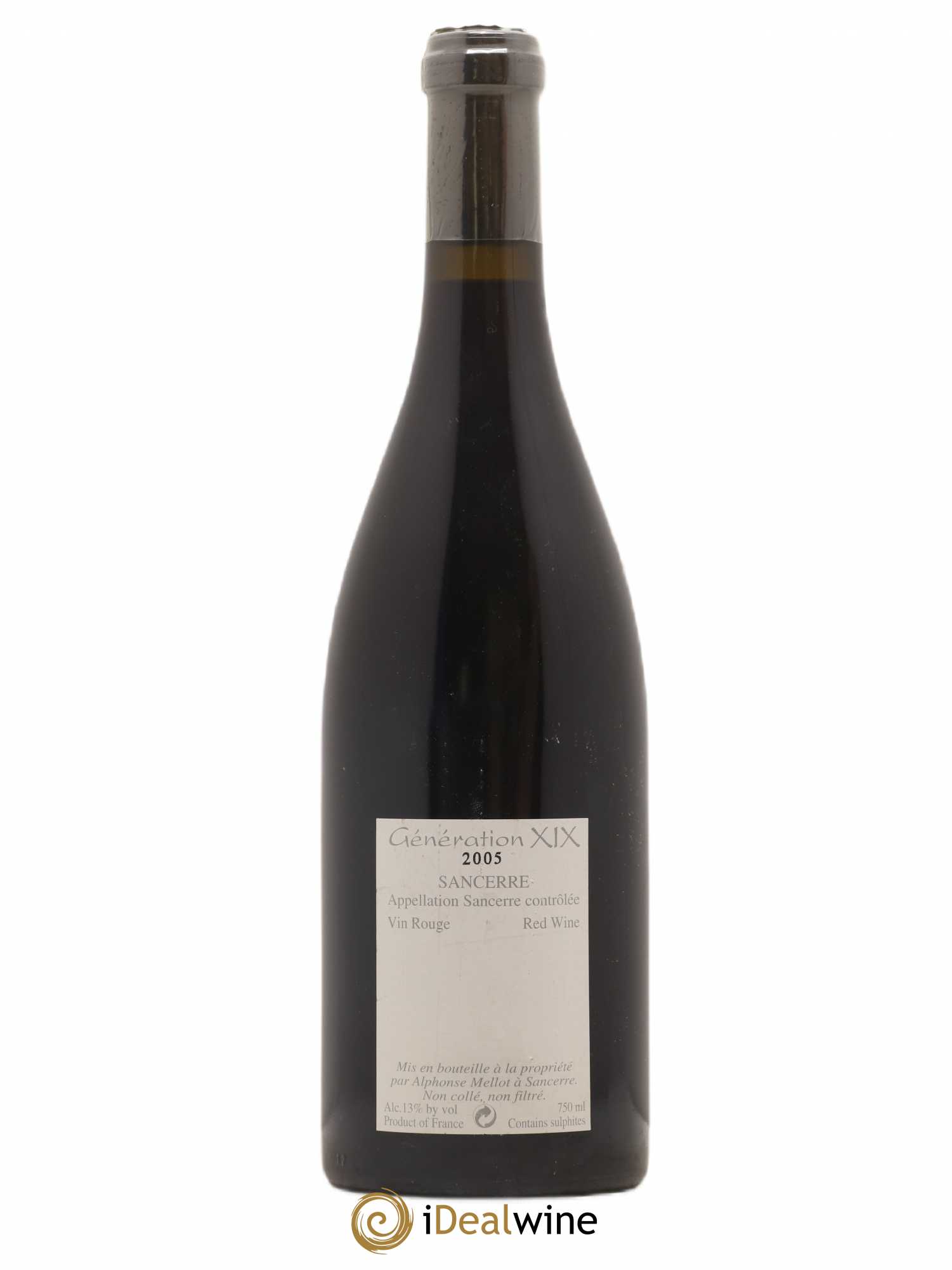 Sancerre Génération XIX Alphonse Mellot  (no reserve) 2005 - Lot of 1 bottle - 1