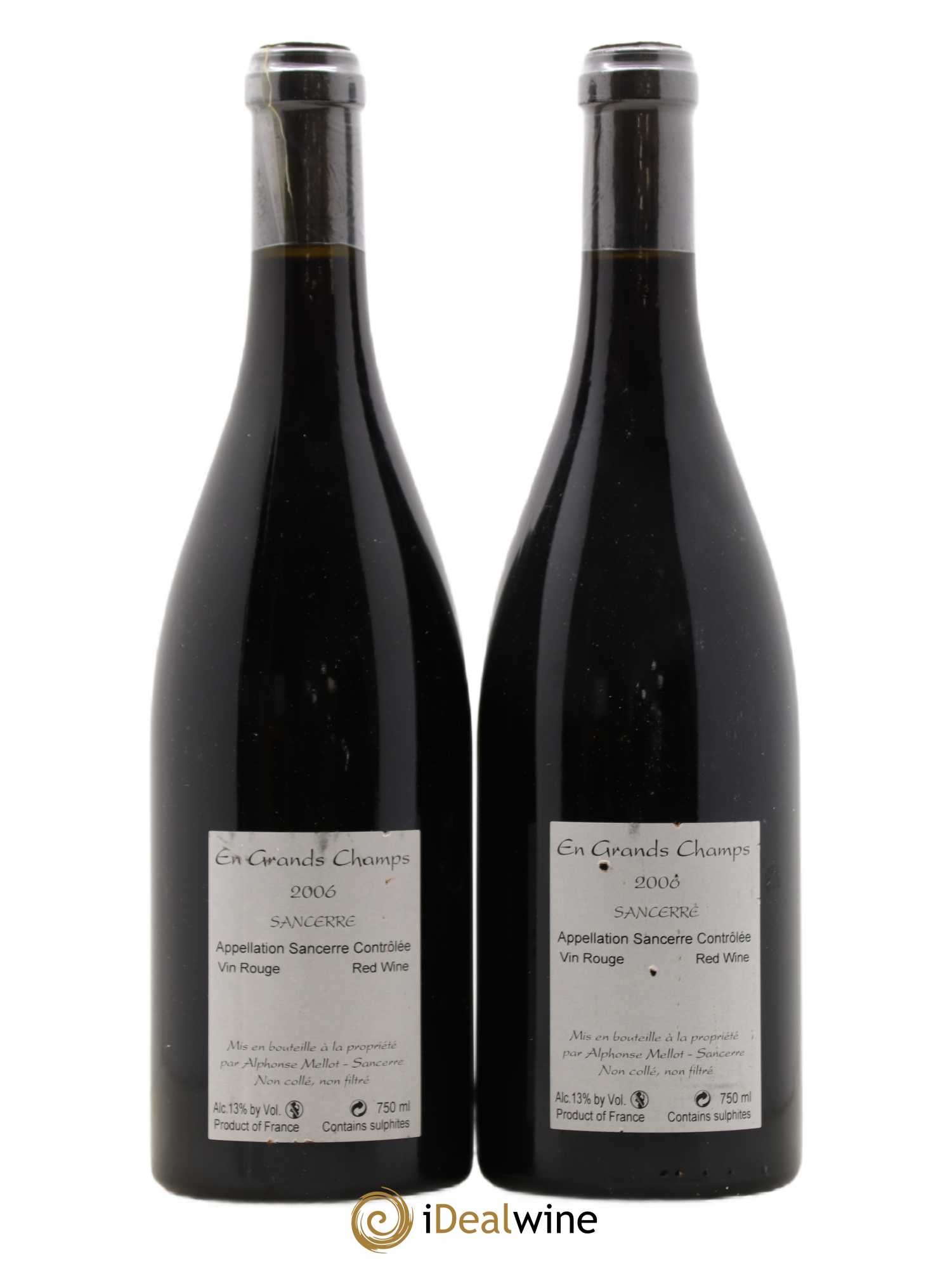 Sancerre En Grands Champs Alphonse Mellot 2006 - Lot de 2 bouteilles - 1