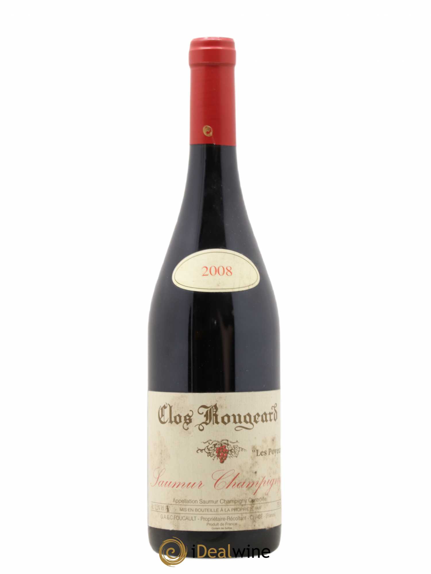 Saumur-Champigny Les Poyeux Clos Rougeard 2008 - Lot de 1 bouteille - 0