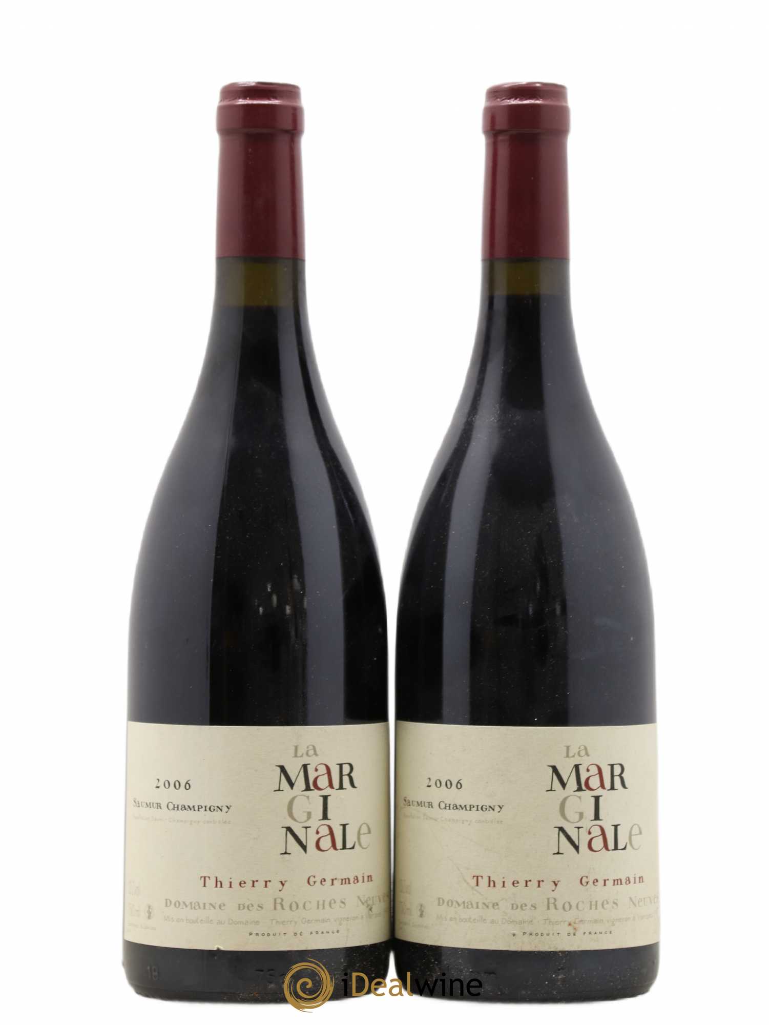 Saumur-Champigny La Marginale Domaine des Roches Neuves - Thierry Germain 2006 - Lot de 2 bouteilles - 0