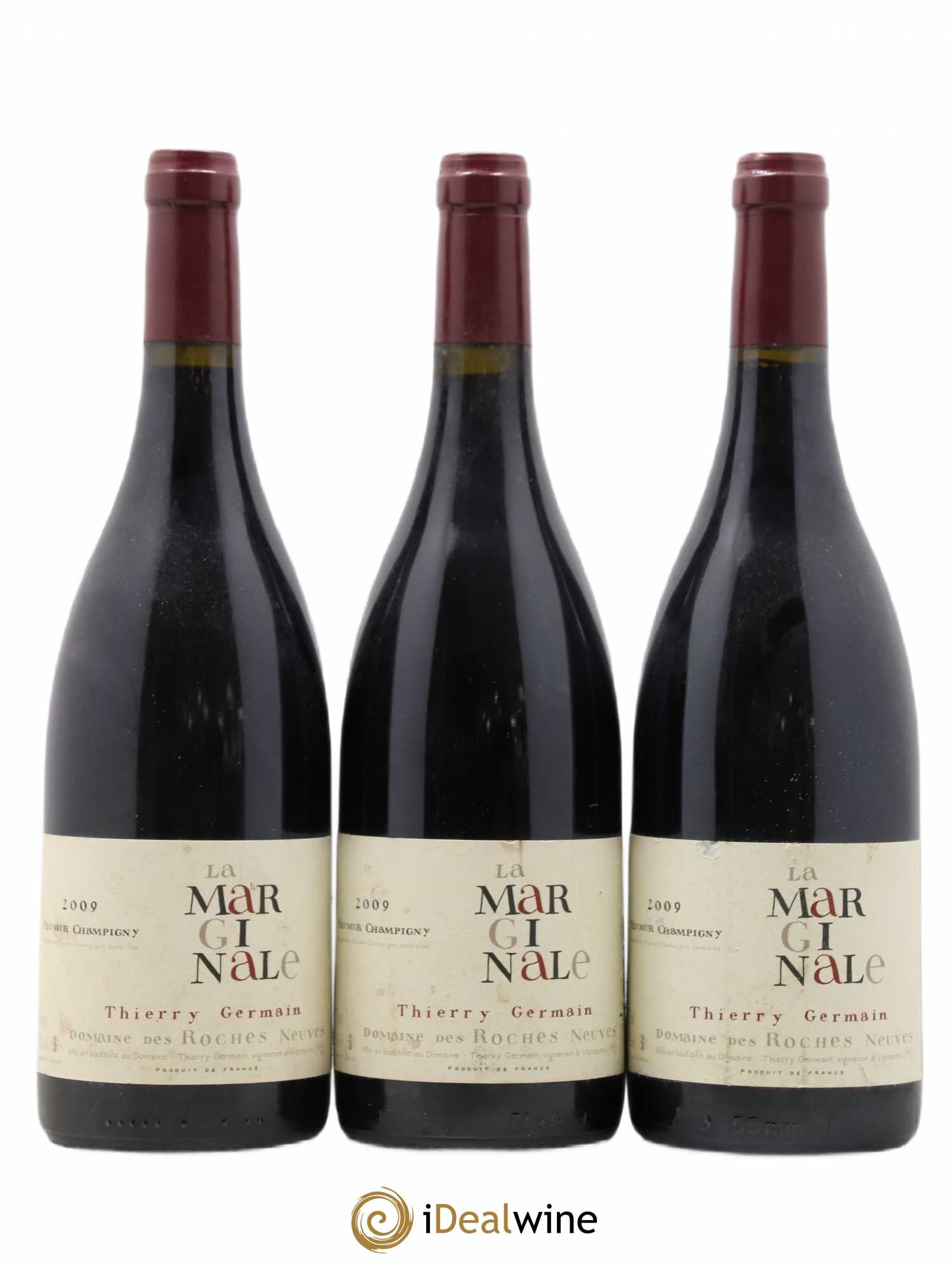 Saumur-Champigny La Marginale Domaine des Roches Neuves - Thierry Germain 2009 - Lot de 3 bouteilles - 0
