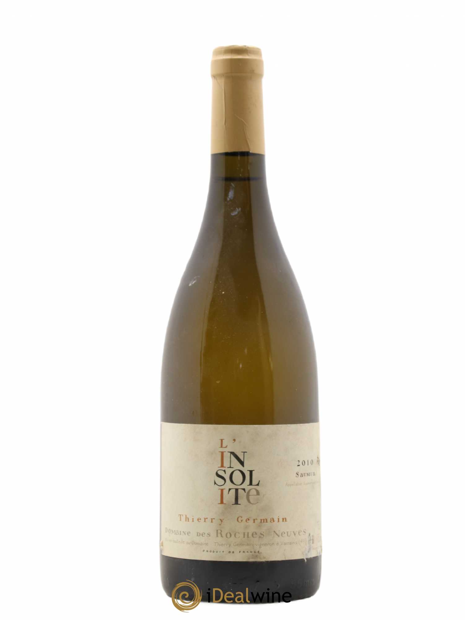 Saumur Insolite Domaine des Roches Neuves - Thierry Germain 2010 - Lot de 1 bouteille - 0