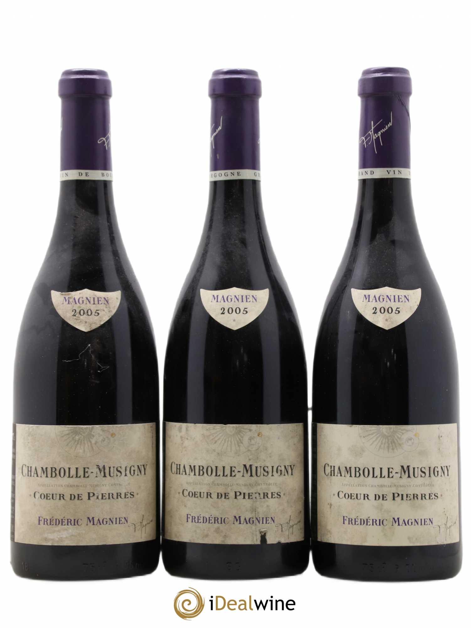 Chambolle-Musigny Coeur de Pierres Frédéric Magnien 2005 - Lot de 3 bouteilles - 0