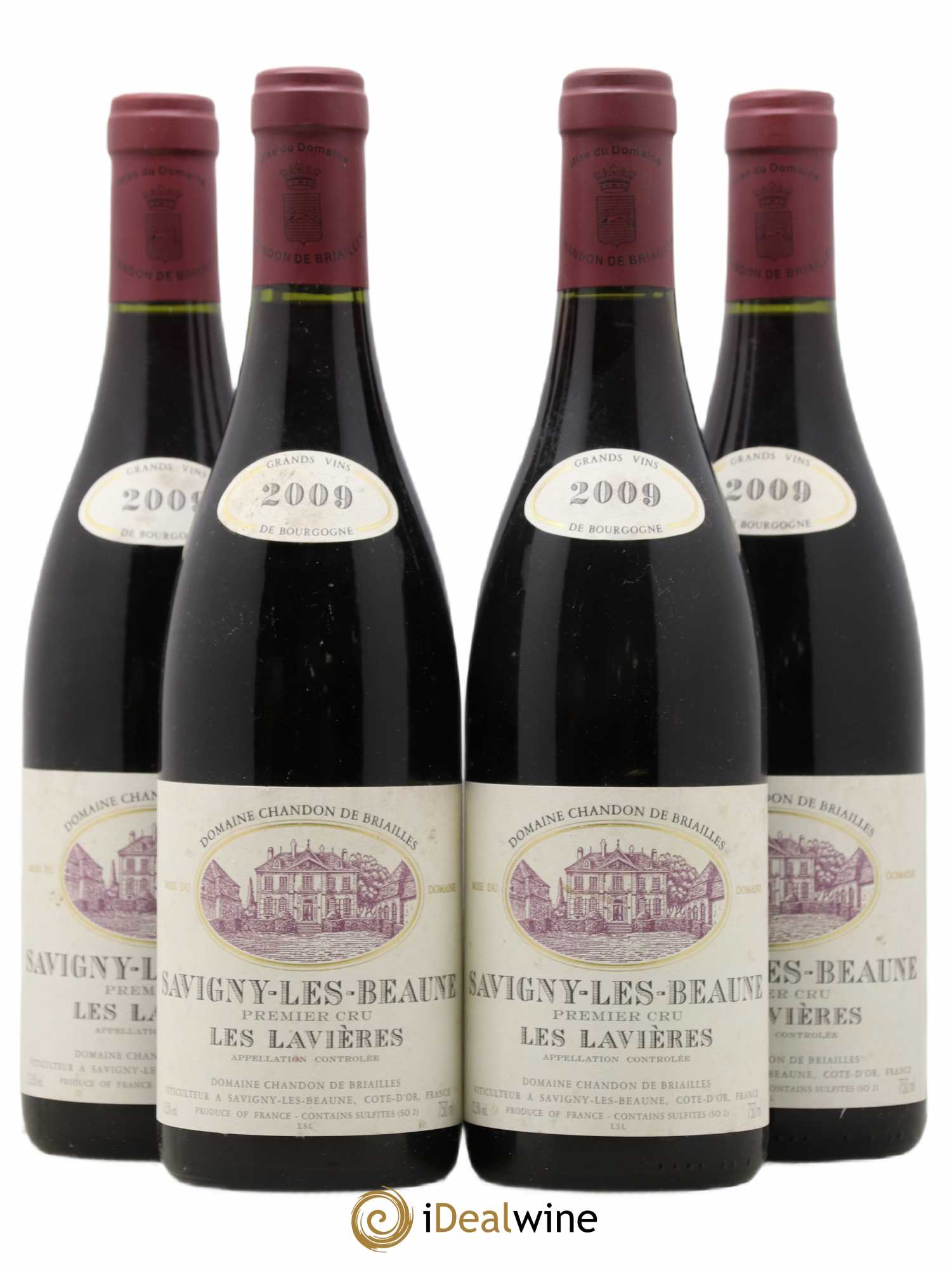 Savigny-lès-Beaune 1er Cru Les Lavières Chandon de Briailles 2009 - Lot de 4 bouteilles - 0
