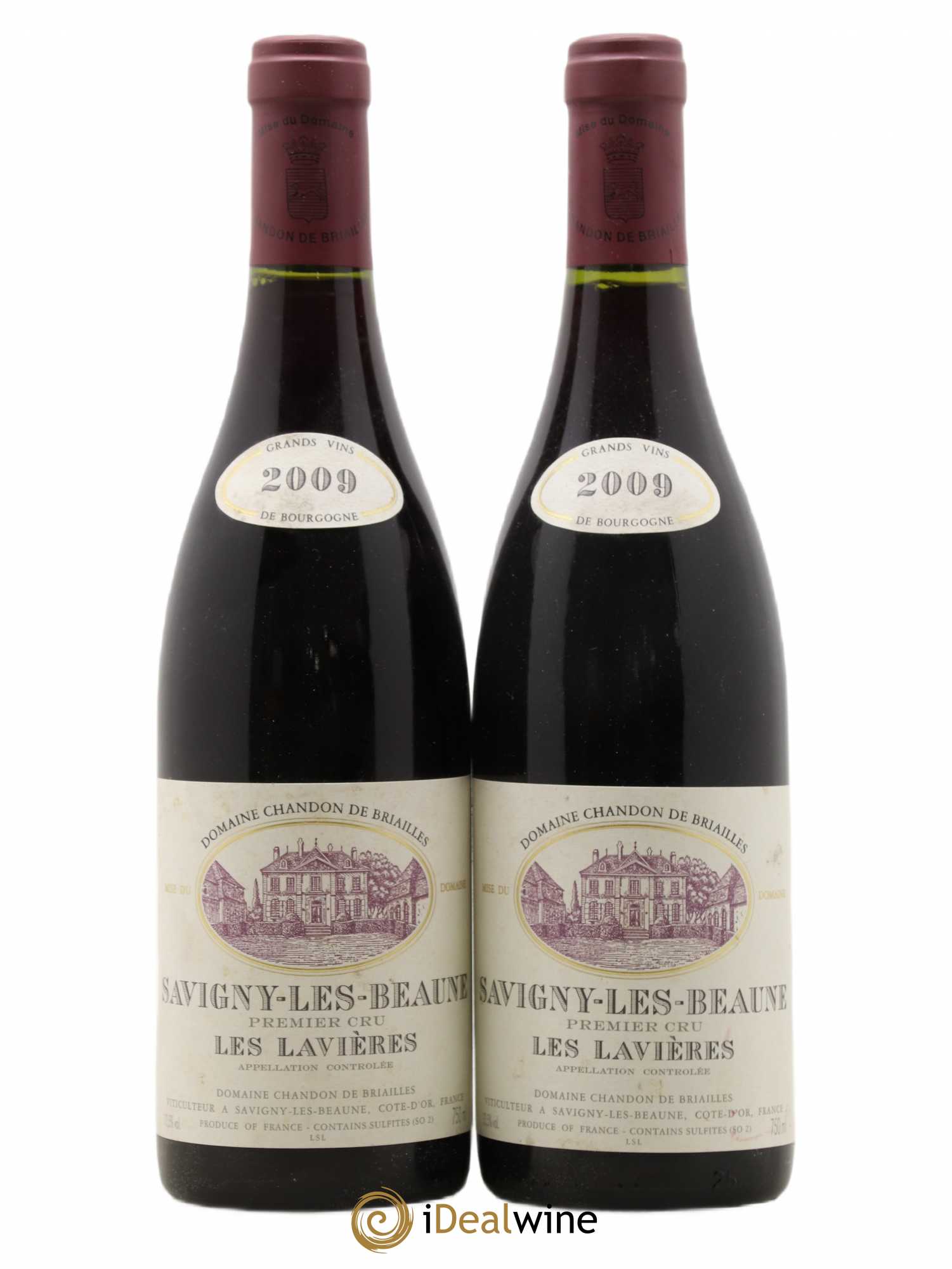 Savigny-lès-Beaune 1er Cru Les Lavières Chandon de Briailles 2009 - Lot de 2 bouteilles - 0