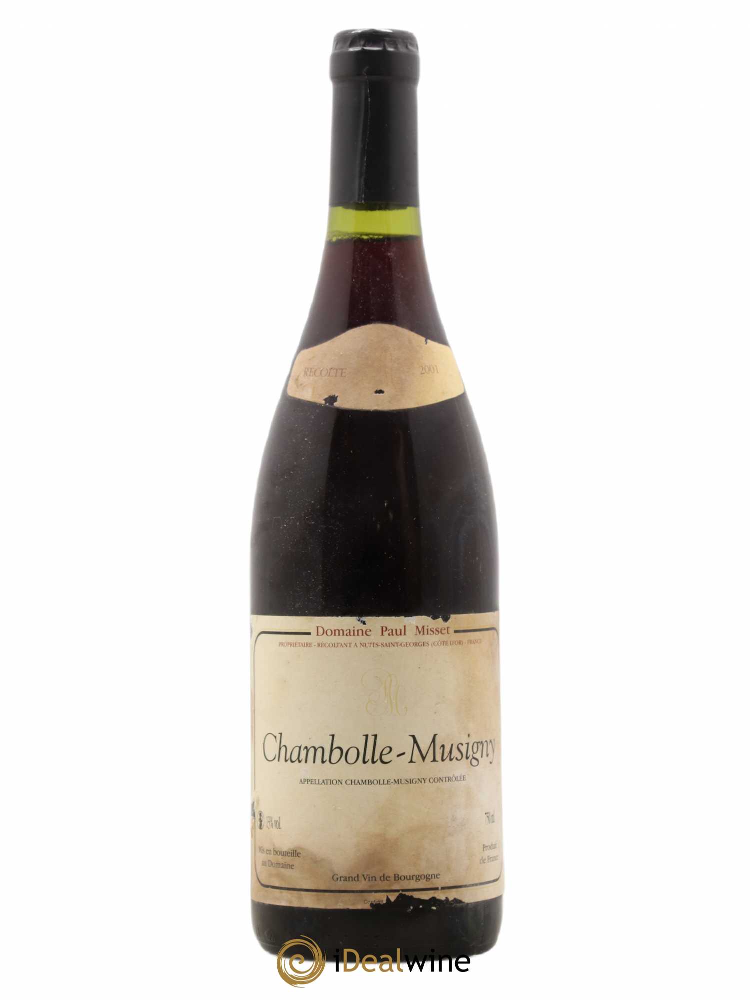 Chambolle-Musigny Domaine Misset 2001 - Posten von 1 Flasche - 0