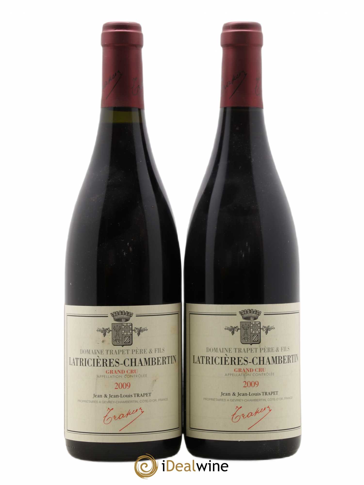 Latricières-Chambertin Grand Cru Domaine Trapet 2009 - Lot de 2 bouteilles - 0