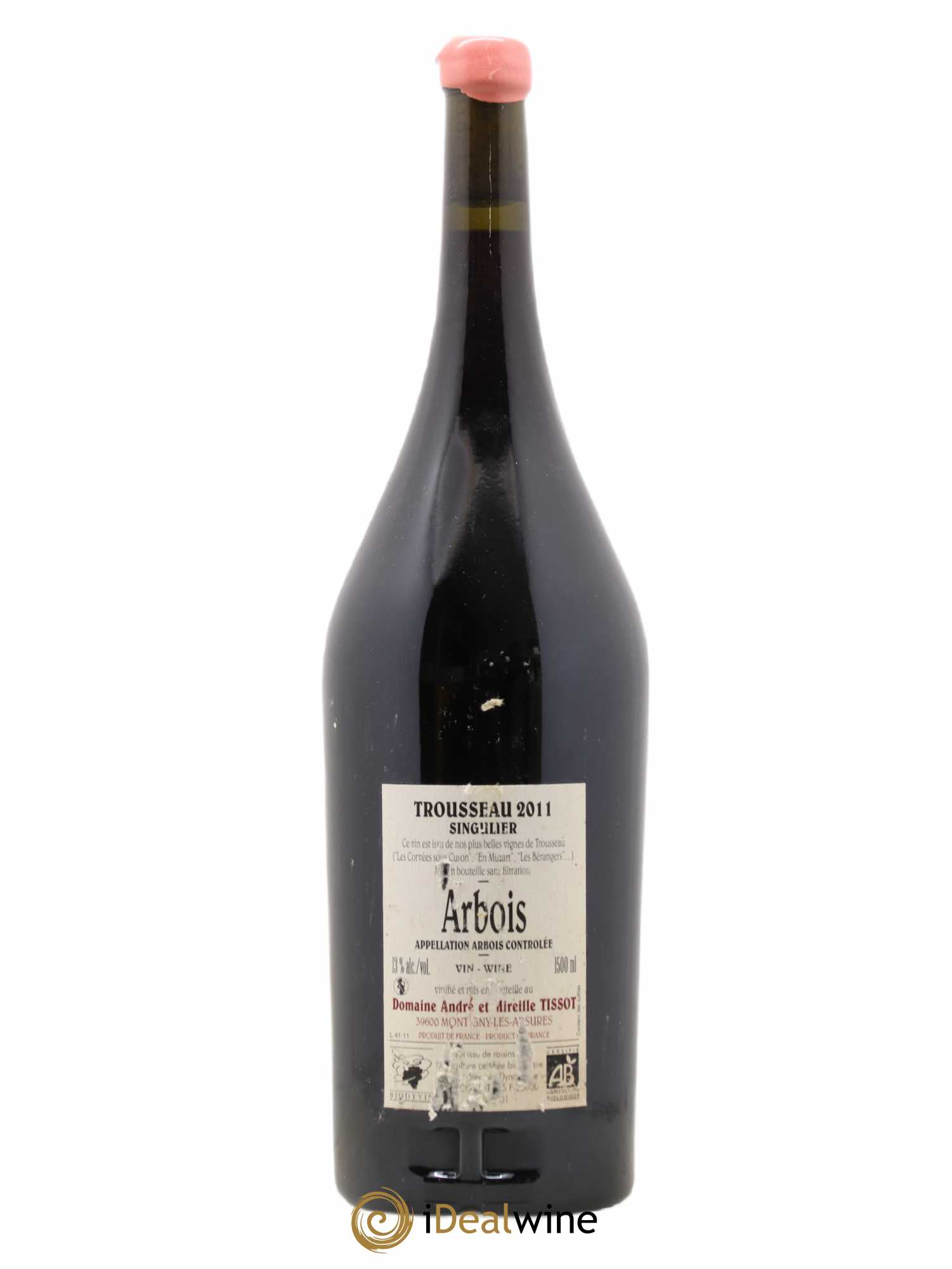 Arbois Trousseau Singulier Bénédicte et Stéphane Tissot Trousseau Tissot 2011 - Posten von 1 Magnum - 1