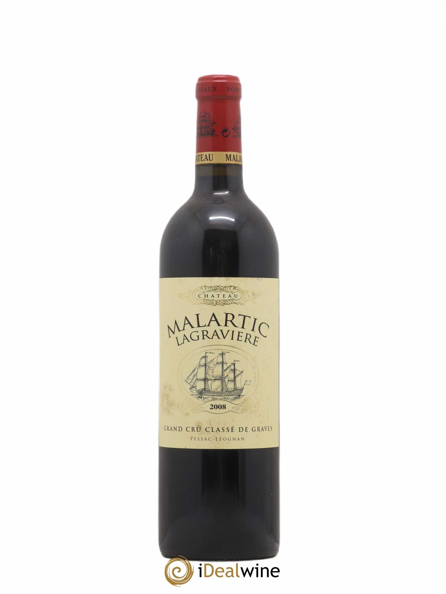 Château Malartic-Lagravière Cru Classé de Graves 2008 - Lot de 1 bouteille - 0