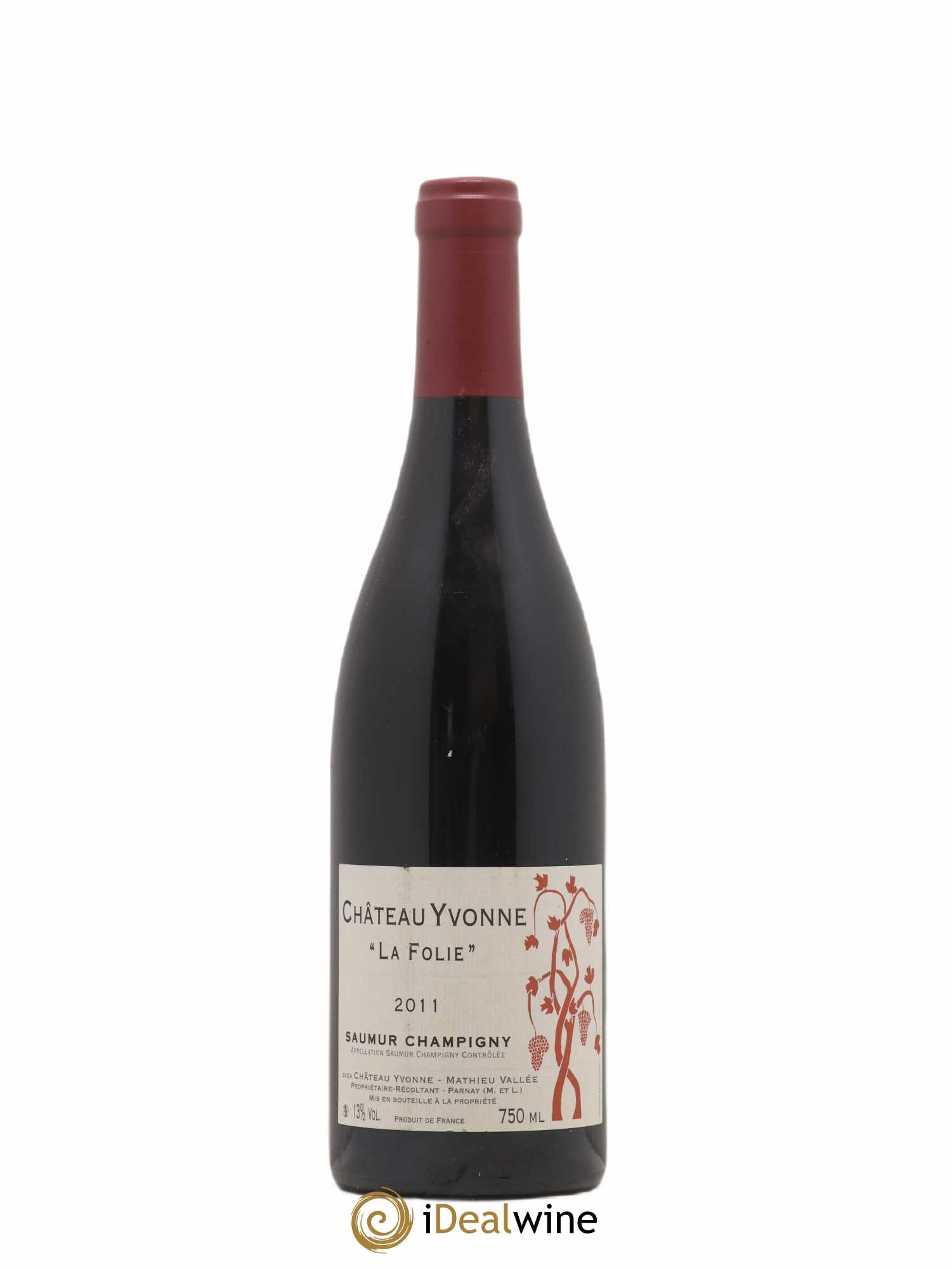 Saumur-Champigny La Folie Château Yvonne 2011 - Lot de 1 bouteille - 0