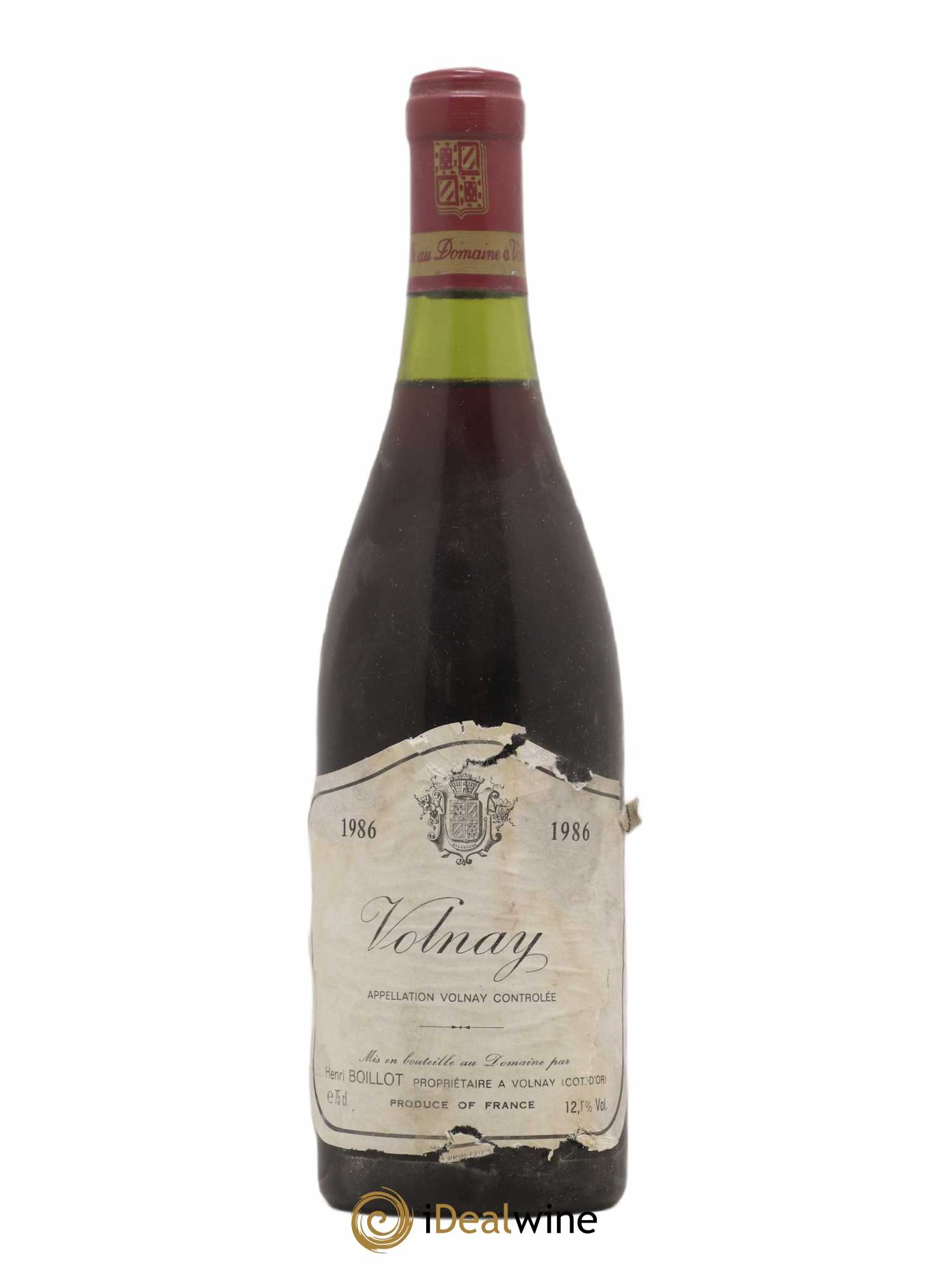 Volnay Henri Boillot (Domaine) 1986 - Lot de 1 bouteille - 0