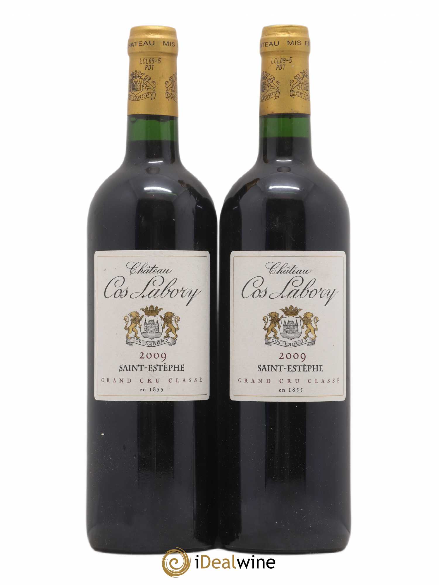 Château Cos Labory 5ème Grand Cru Classé 2009 - Lot de 2 bouteilles - 0