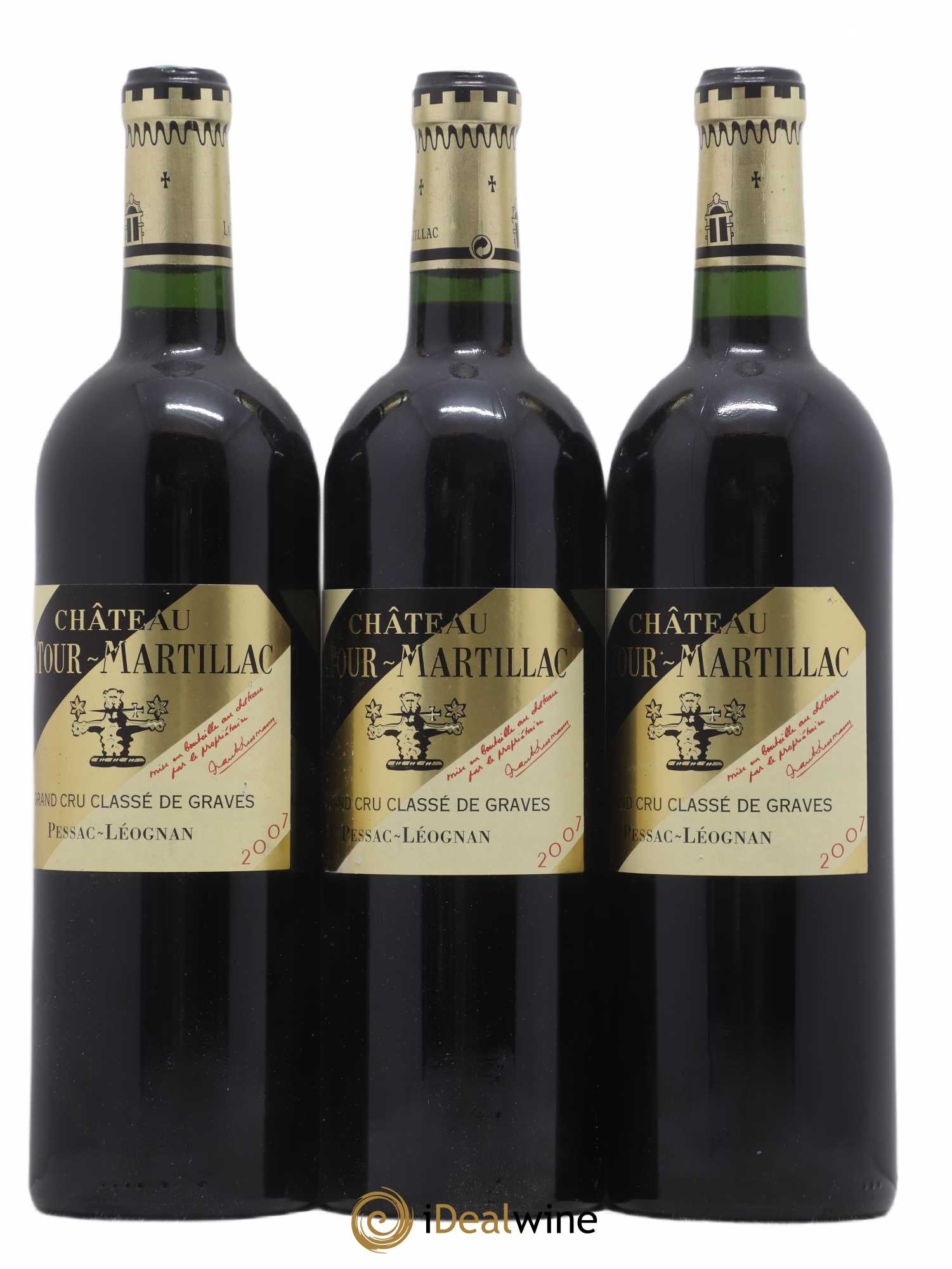 Château Latour-Martillac Cru Classé de Graves 2007 - Lot de 3 bouteilles - 0