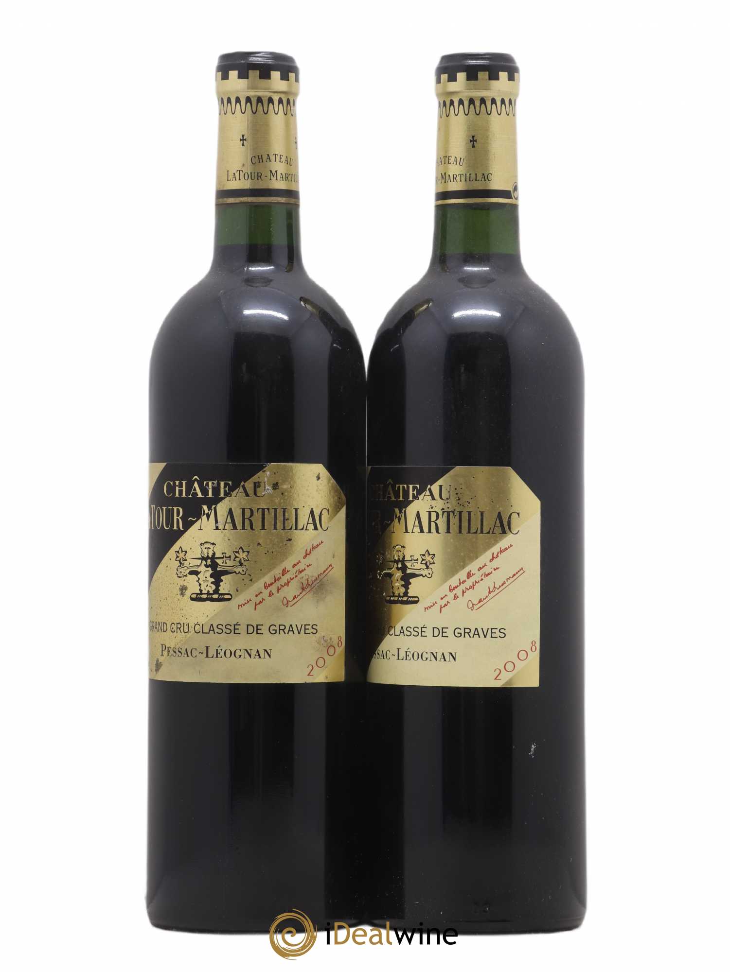 Château Latour-Martillac Cru Classé de Graves 2008 - Lot de 2 bouteilles - 0