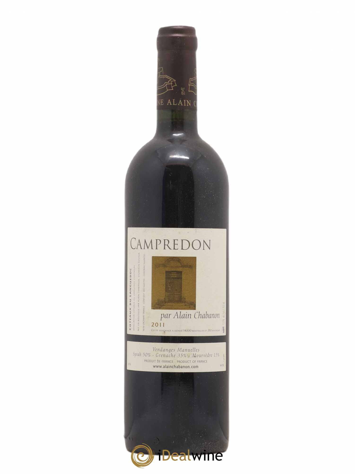 Terrasse du Larzac (anciennement Coteaux du Languedoc) Campredon Alain Chabanon (Domaine) 2011 - Lot de 1 bouteille - 0