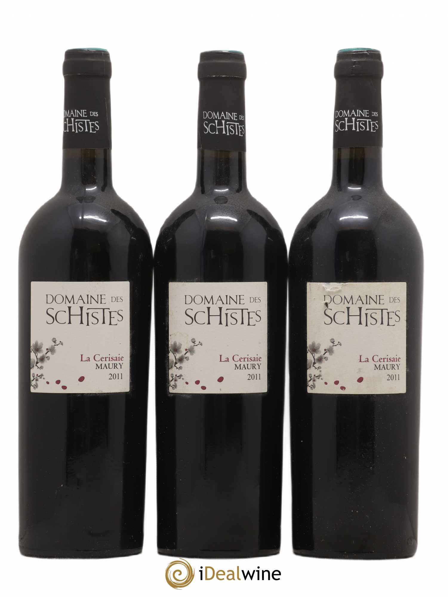 Maury La Ceriseraie Domaine des Schistes (sans prix de réserve) 2011 - Posten von 3 Flaschen - 0