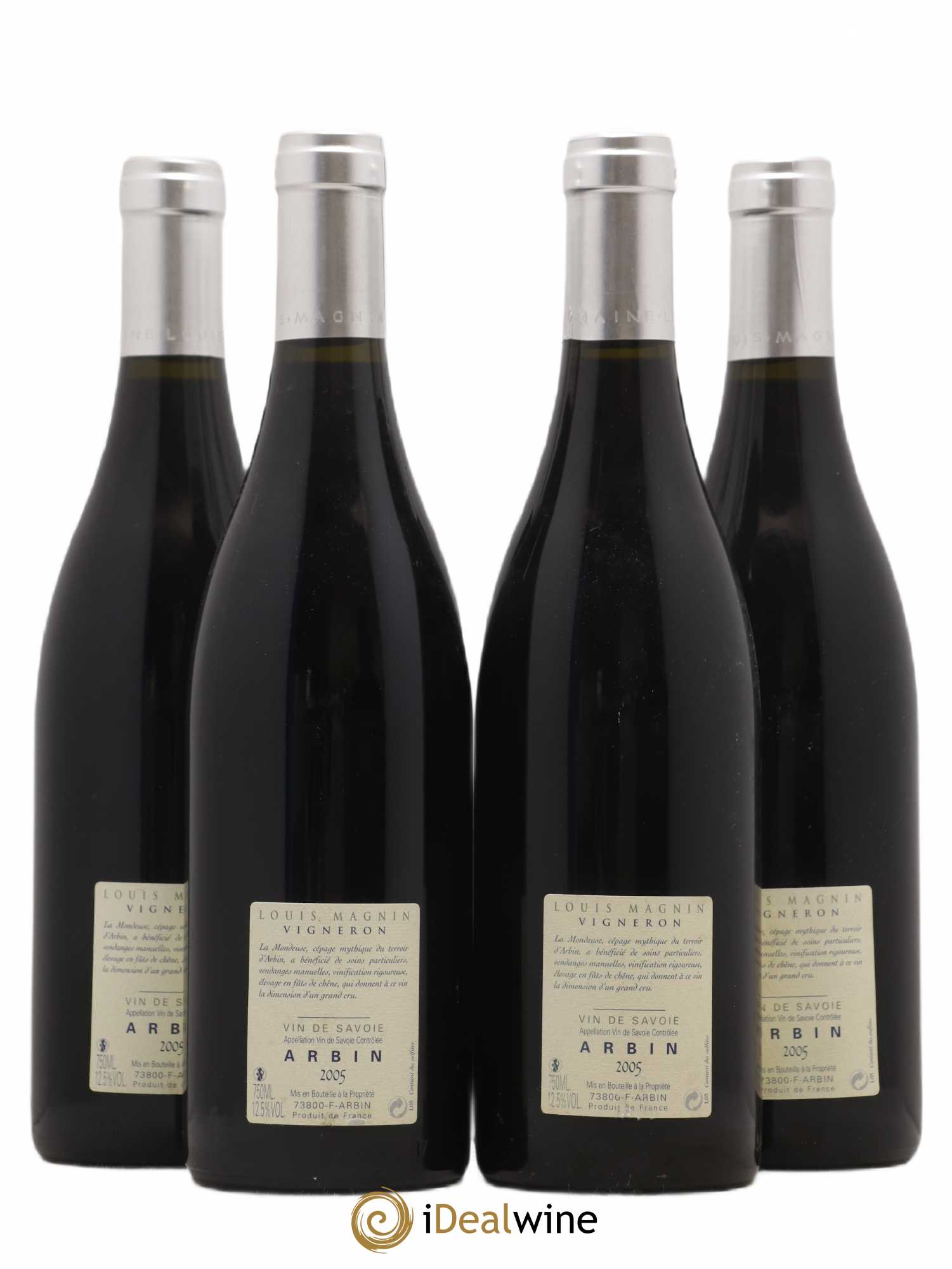 Vin de Savoie Arbin La Brova Louis Magnin 2005 - Lot de 4 bouteilles - 1