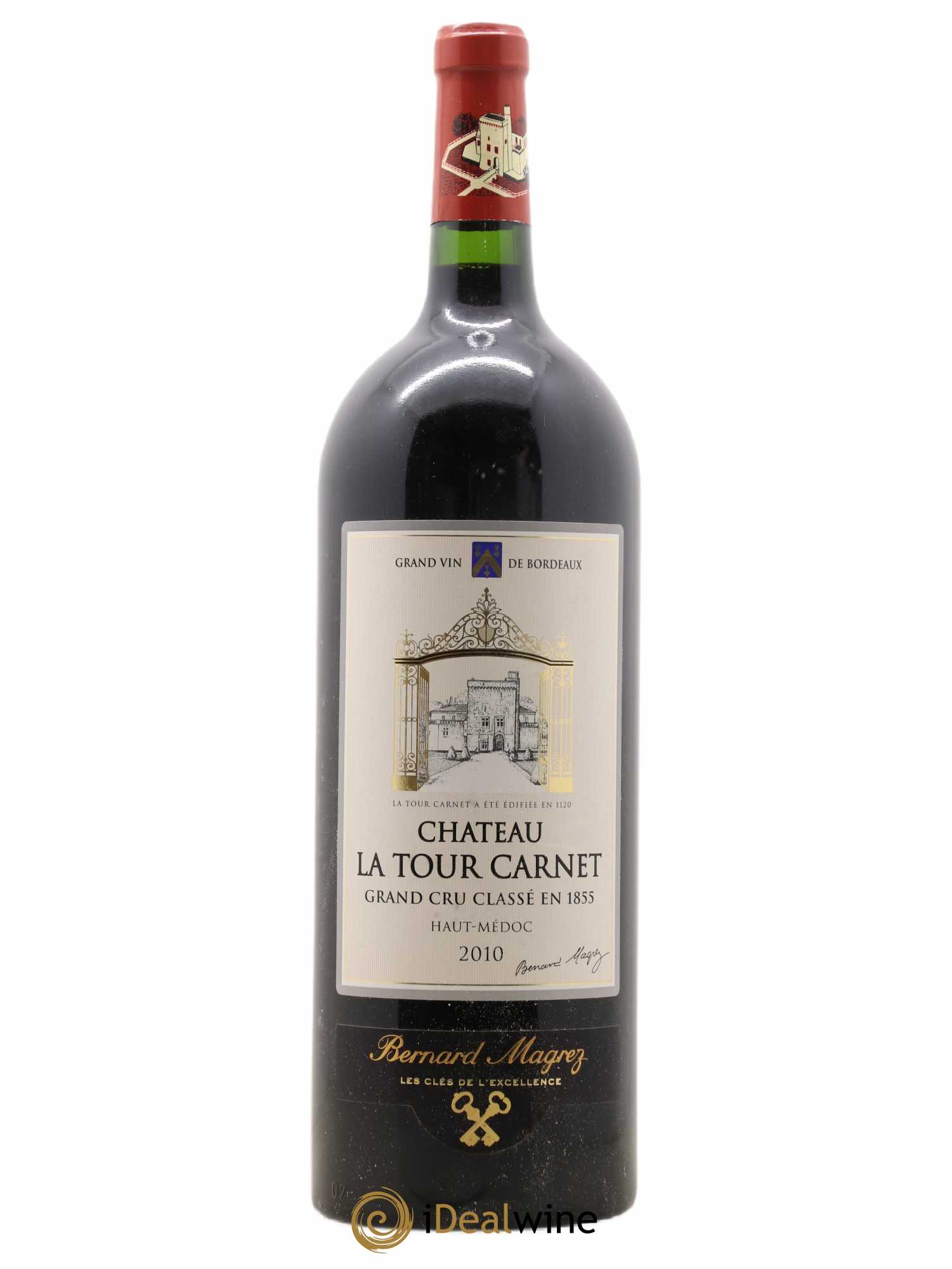 Château la Tour Carnet 4ème Grand Cru Classé 2010 - Lot de 1 magnum - 0