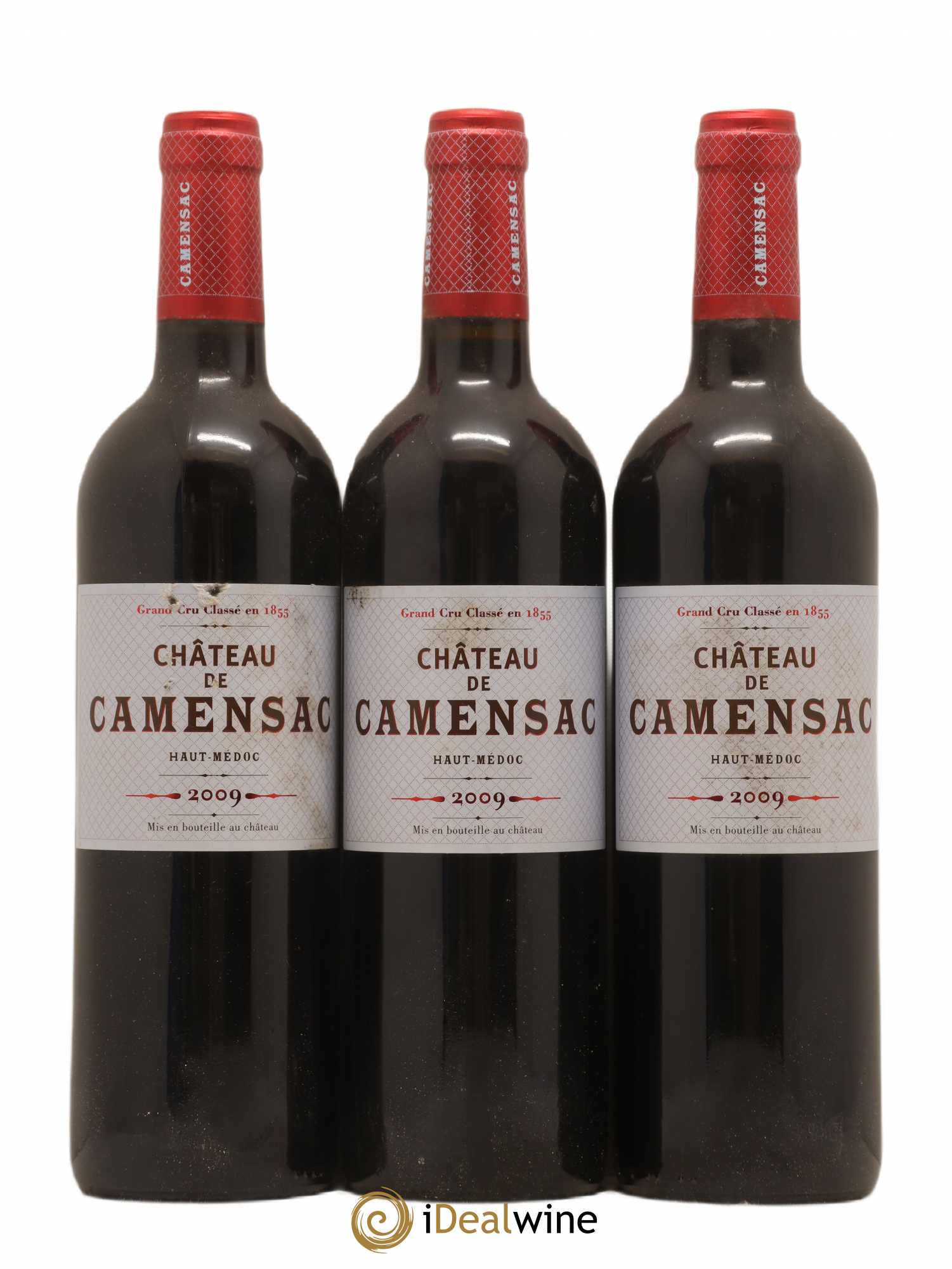 Château Camensac 5ème Grand Cru Classé 2009 - Lot de 3 bouteilles - 0
