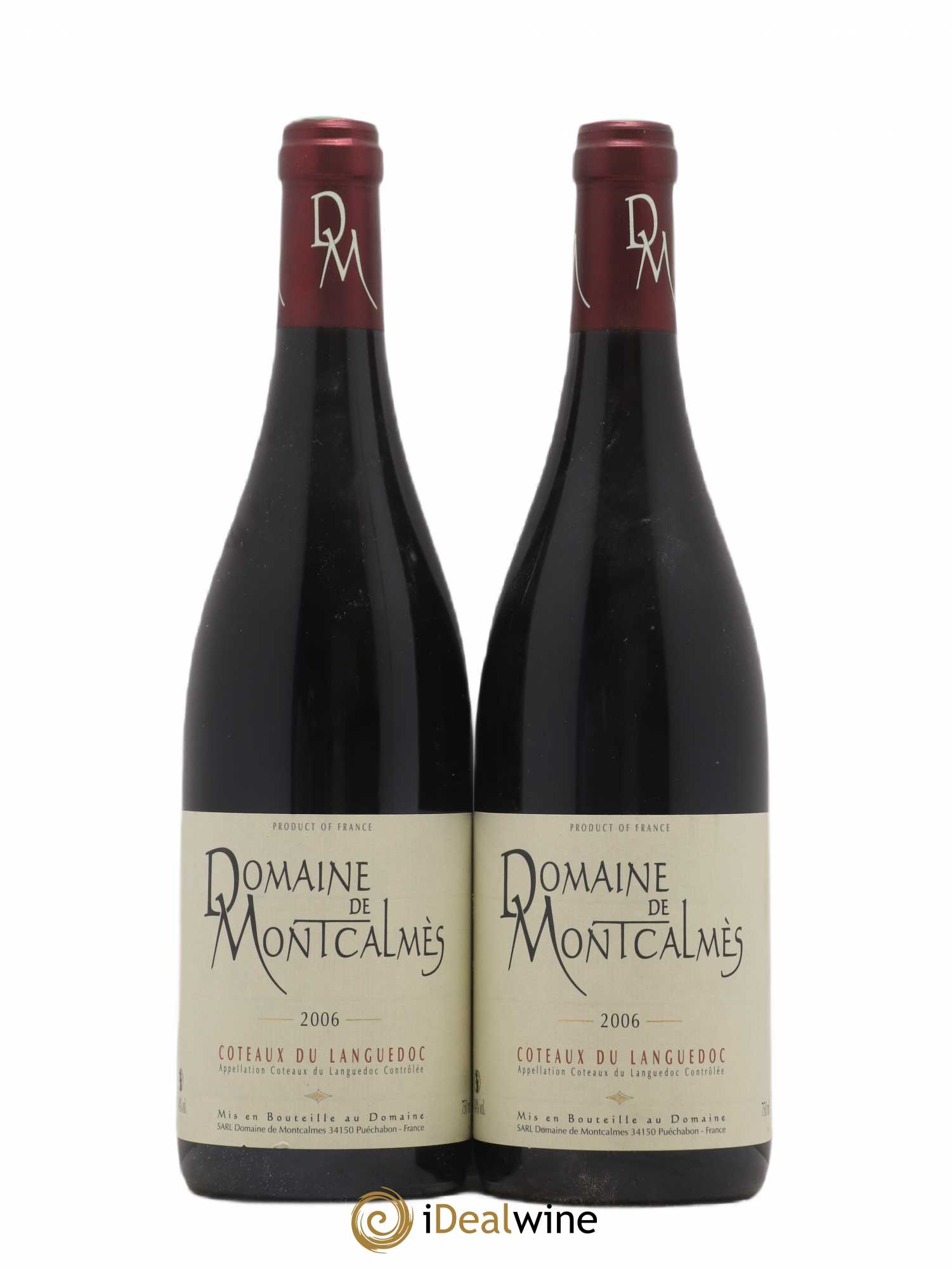 Terrasses du Larzac Domaine de Montcalmès Frédéric Pourtalié 2006 - Lot de 2 bouteilles - 0
