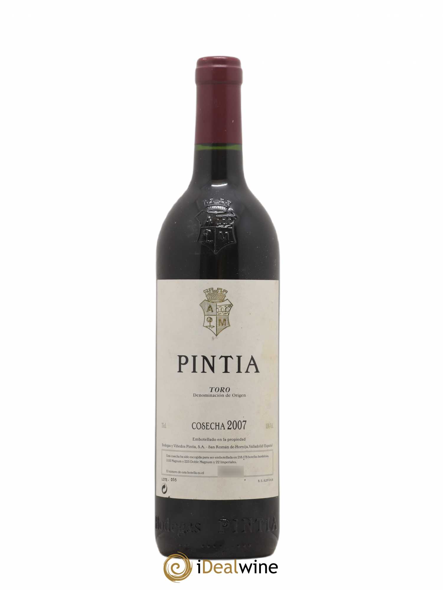 Toro DO Vega Sicilia Pintia Famille Alvarez 2007 - Lot de 1 bouteille - 0