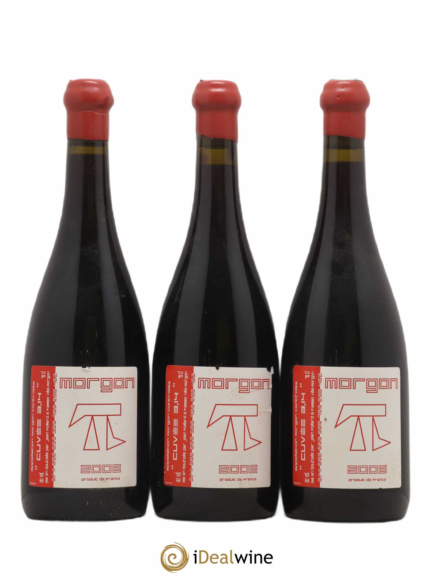 Morgon 3.14 Jean Foillard 2006 - Lot de 3 bouteilles - 0