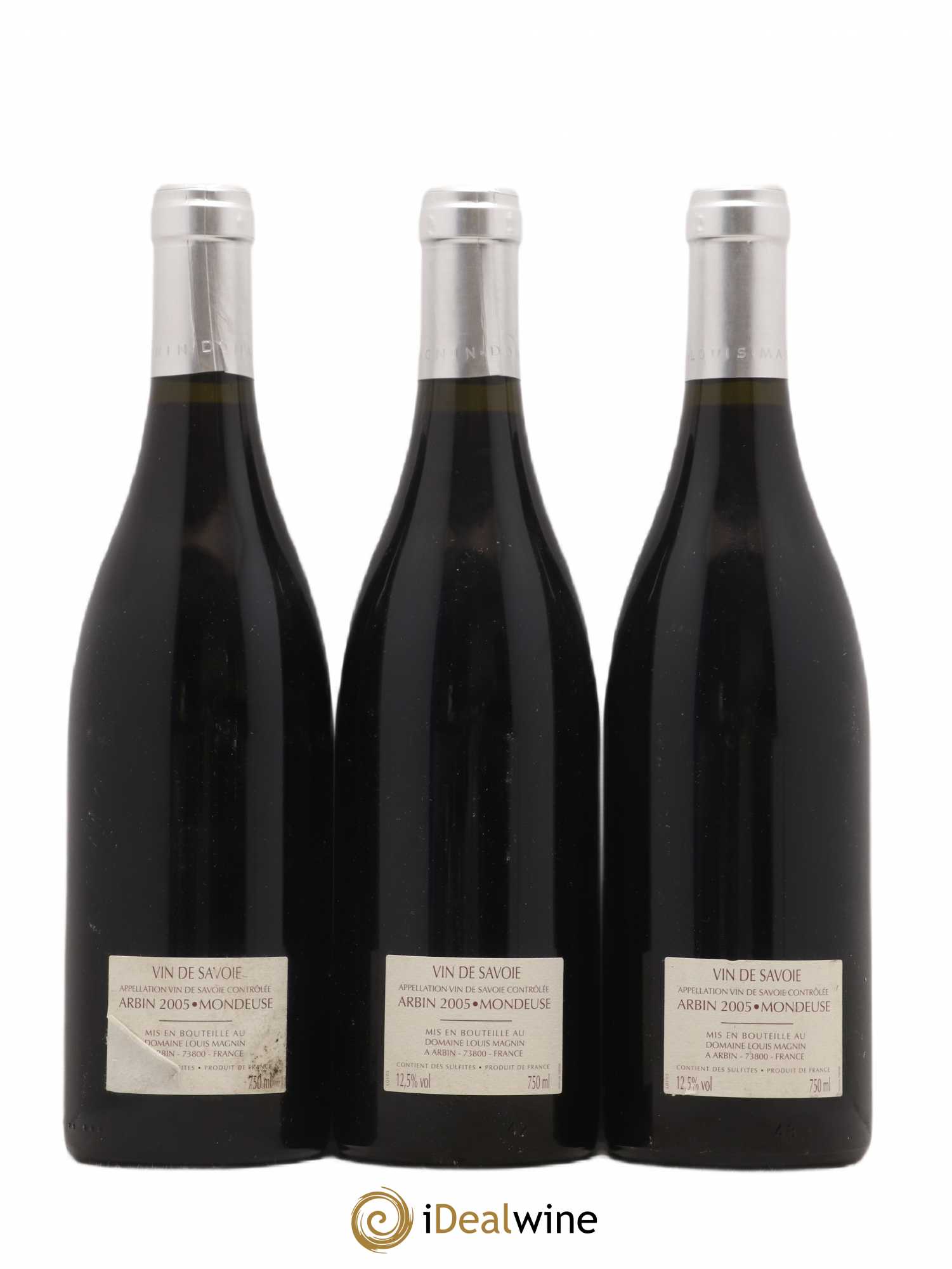 Vin de Savoie Arbin La Rouge Louis Magnin 2005 - Lot de 3 bouteilles - 1
