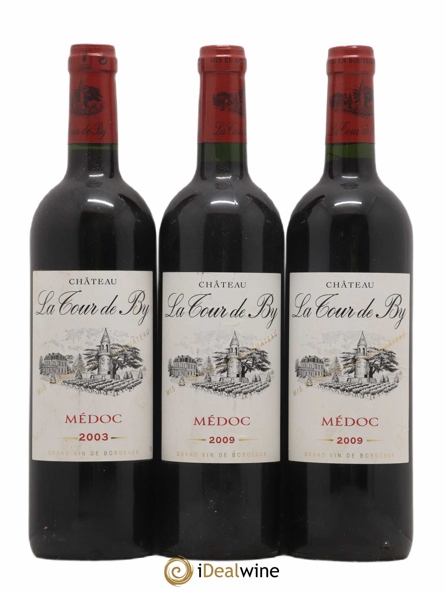 Château La Tour de By Cru Bourgeois 2009 - Lot de 3 bouteilles - 0