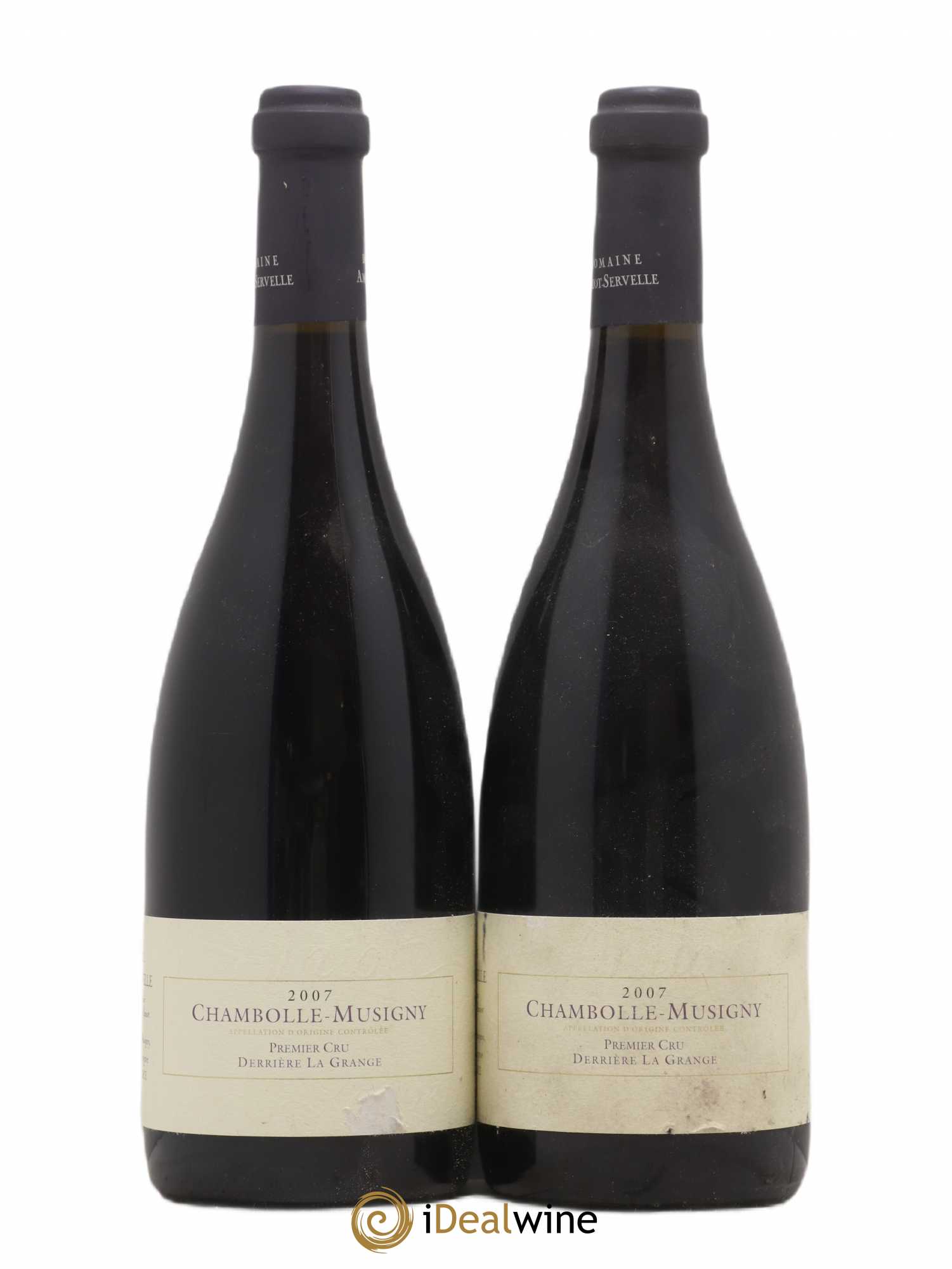 Chambolle-Musigny 1er Cru Derrière la Grange Amiot-Servelle 2007 - Lot de 2 bouteilles - 0