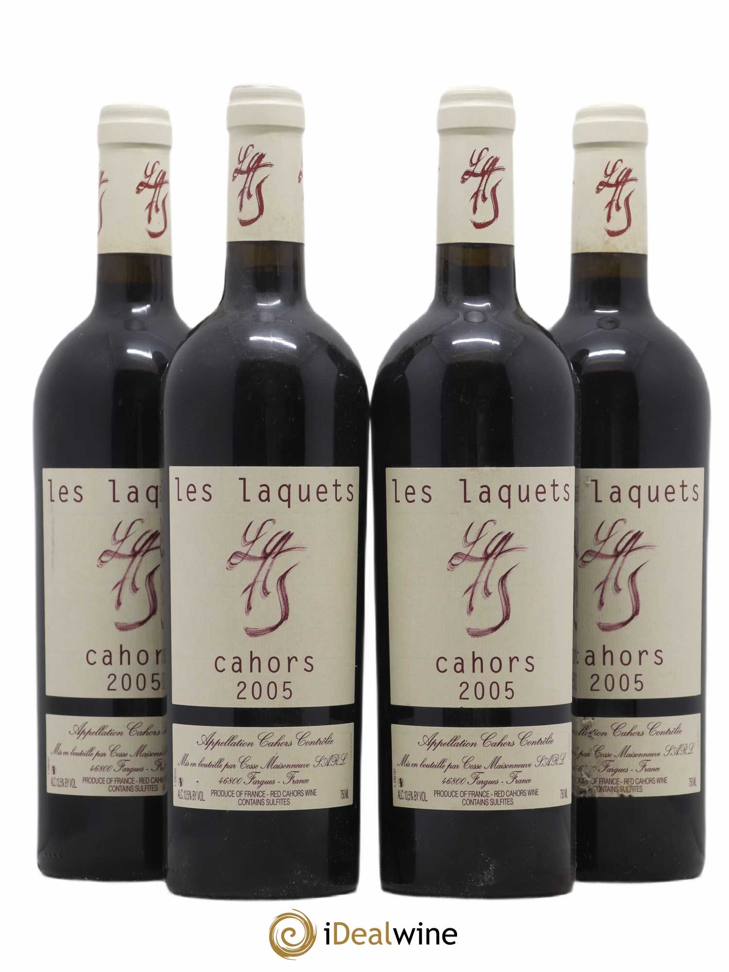 Cahors Les Laquets Cosse-Maisonneuve (Domaine) 2005 - Lot de 4 bouteilles - 0