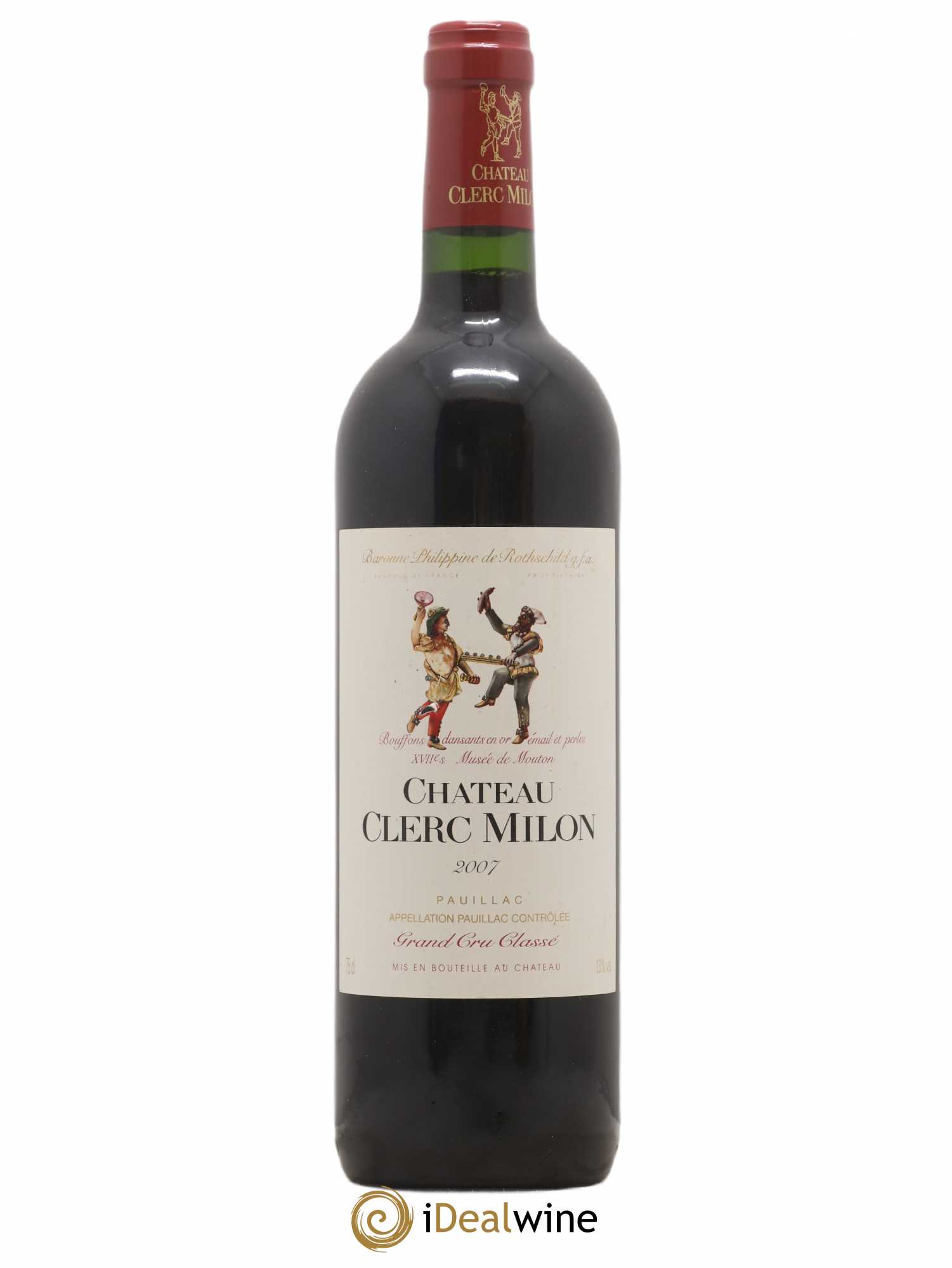 Château Clerc Milon 5ème Grand Cru Classé 2007 - Lot de 1 bouteille - 0
