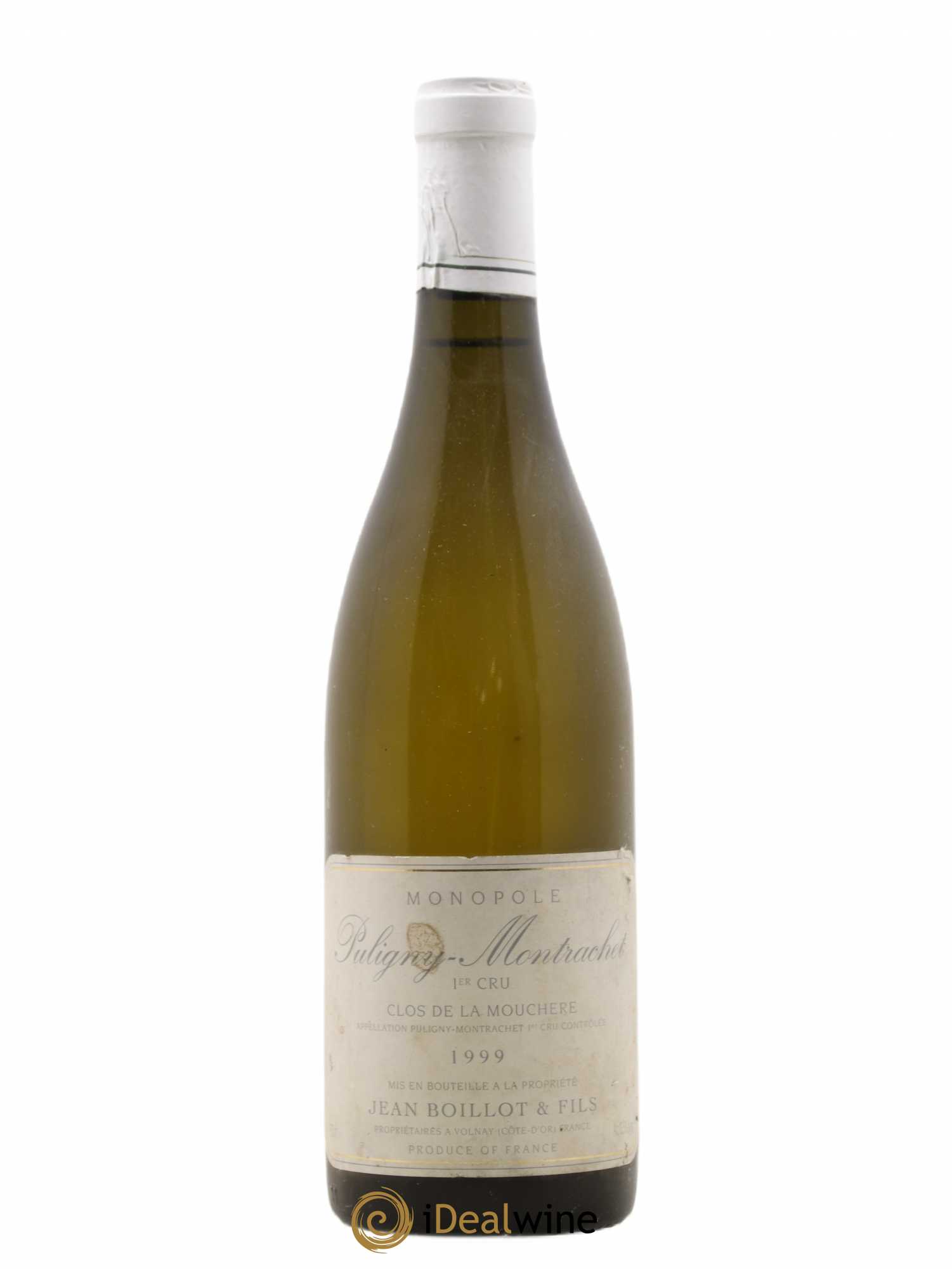 Puligny-Montrachet 1er Cru Clos de la Mouchère Jean Boillot 1999 - Posten von 1 Flasche - 0